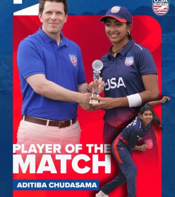 USA Skipper Named Player Of The Match In ODI Vs Zimbabwe