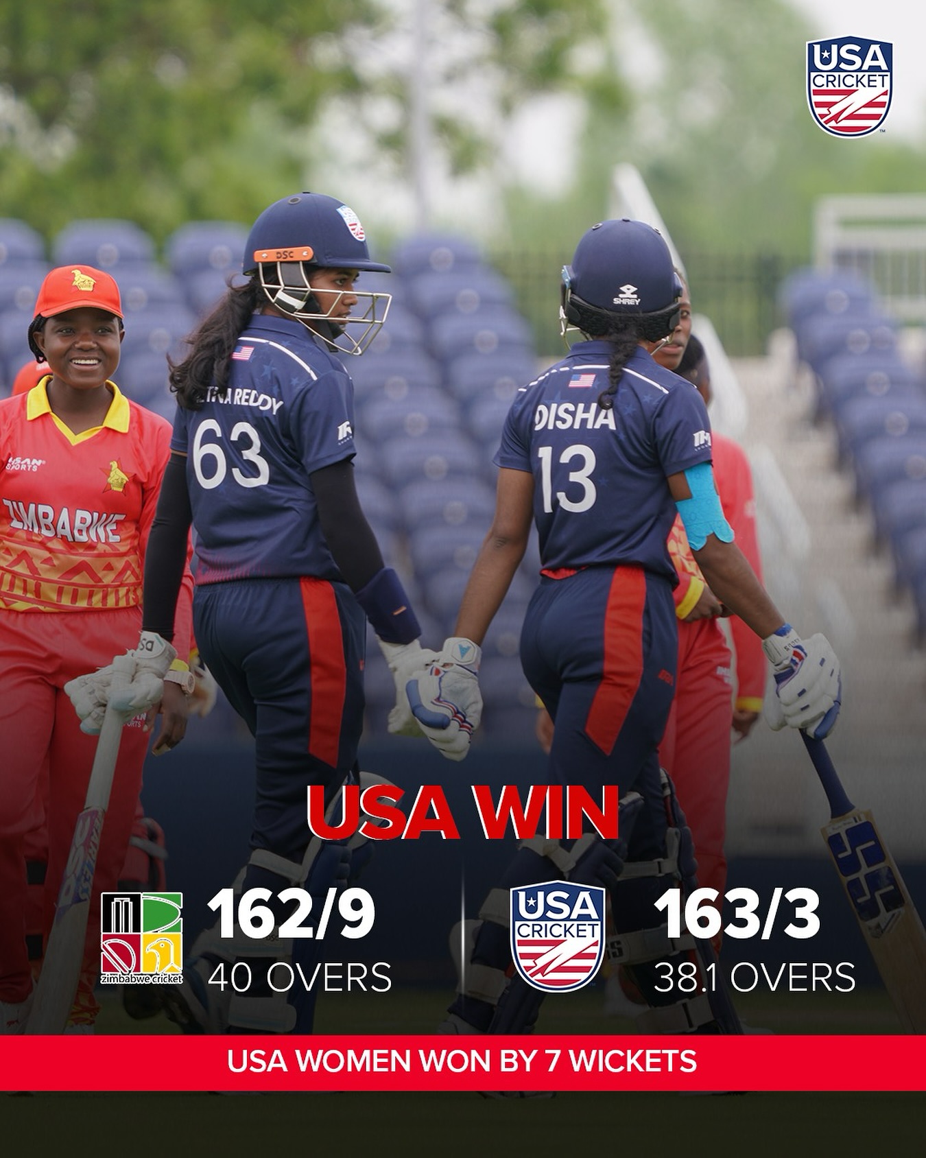 USA Triumph Over Zimbabwe In 1st ODI Victory Cricket action sizzles as Team USA clinches a stunning 7-wicket win in an epic ODI clash!!