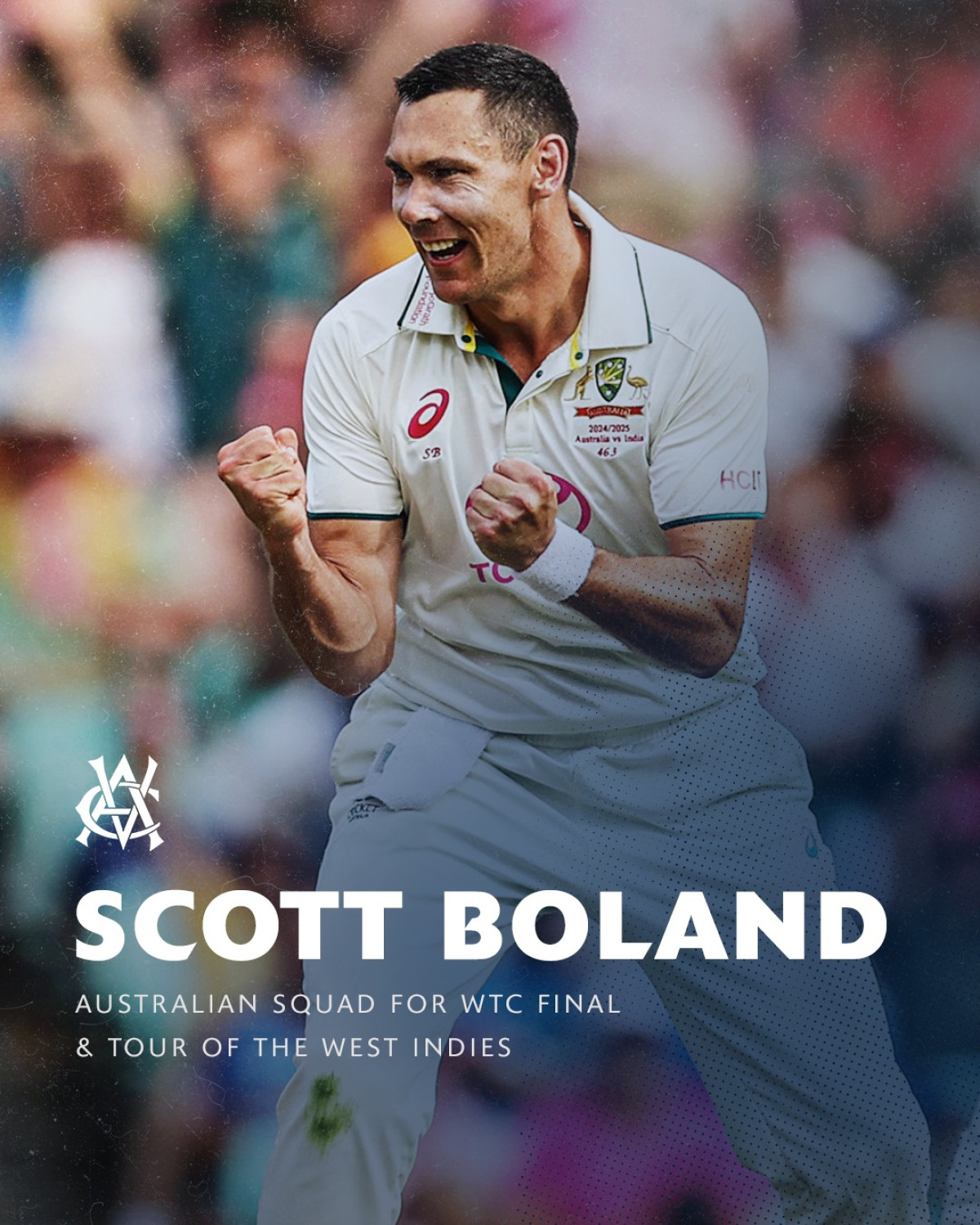 Victorian Cricketer Named In Australia Squad Strong domestic run propels him into WTC Final and West Indies tour Australia squad now!