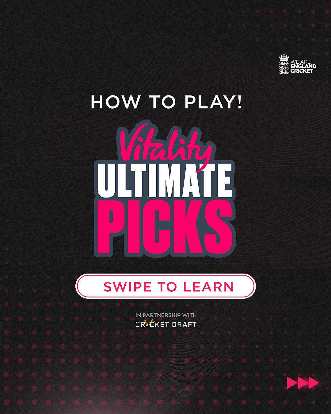 Vitality Ultimate Picks Returns With England Prize Giveaway