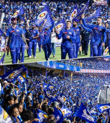 Wankhede Turns Blue With ESADay Celebrations