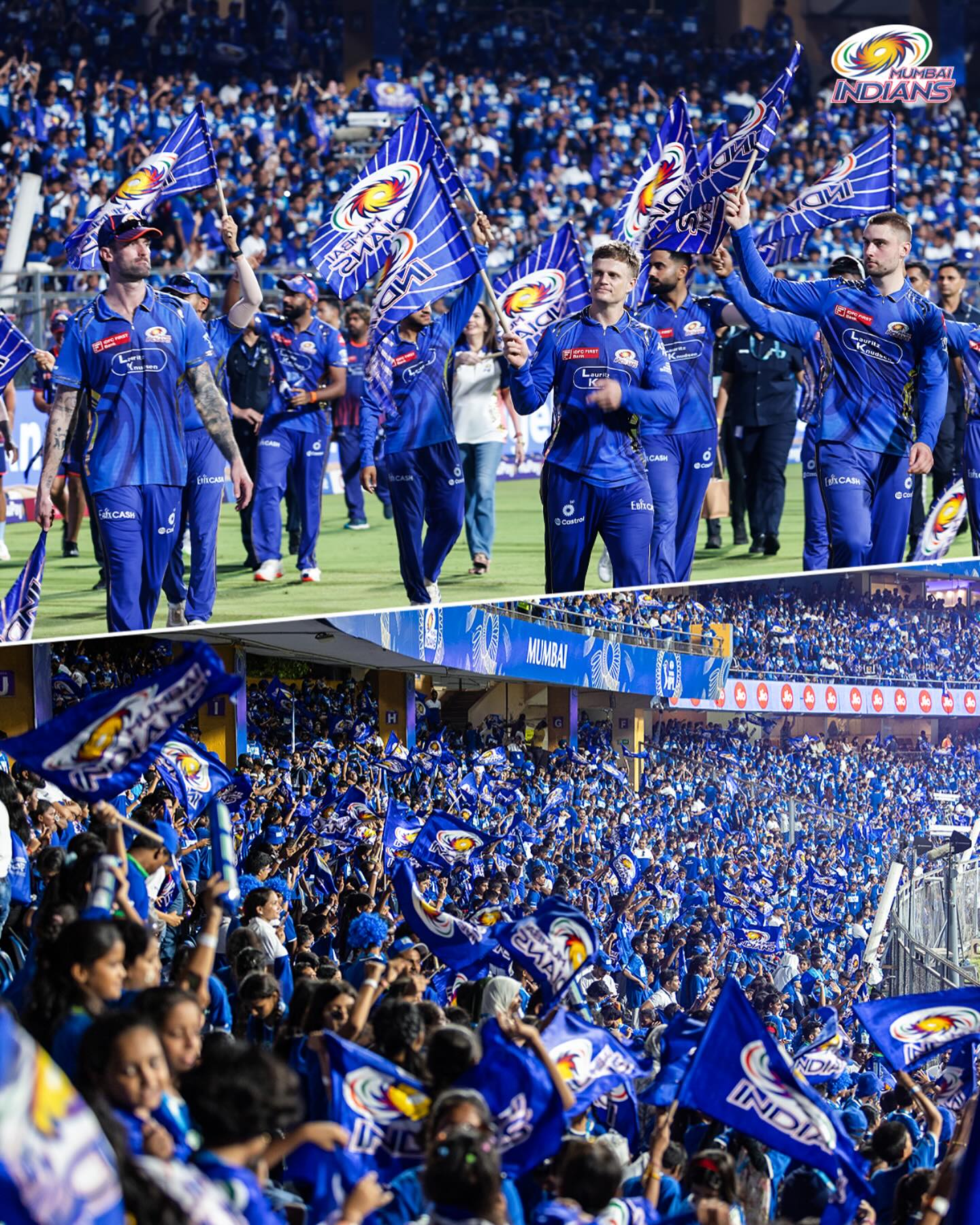 Wankhede glows as team celebrate ESADay with Reliance Foundation.
