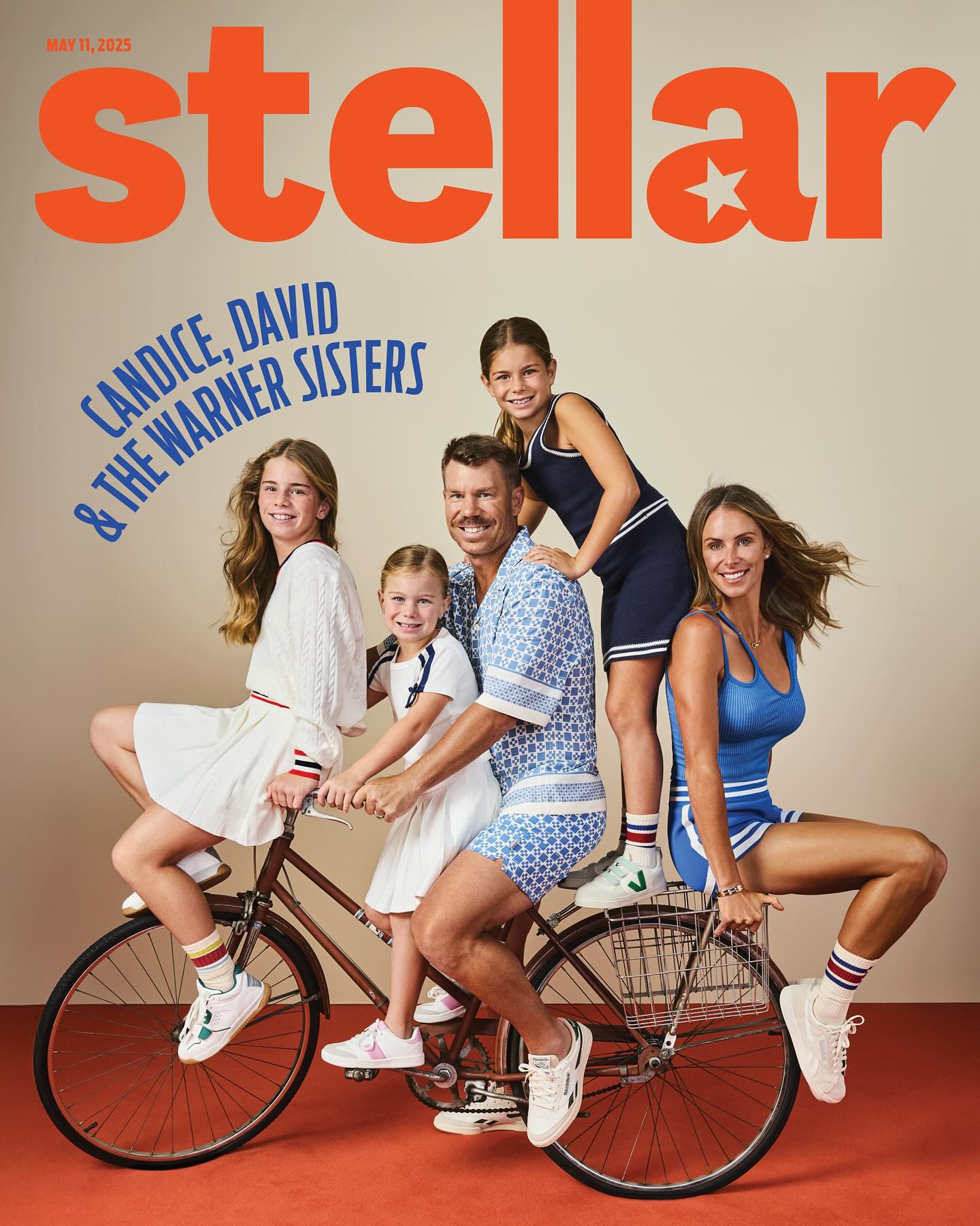 Warner Family Shines on Stellar Cover Warner couple and daughters shine as they feature on a powerful magazine cover story - Now