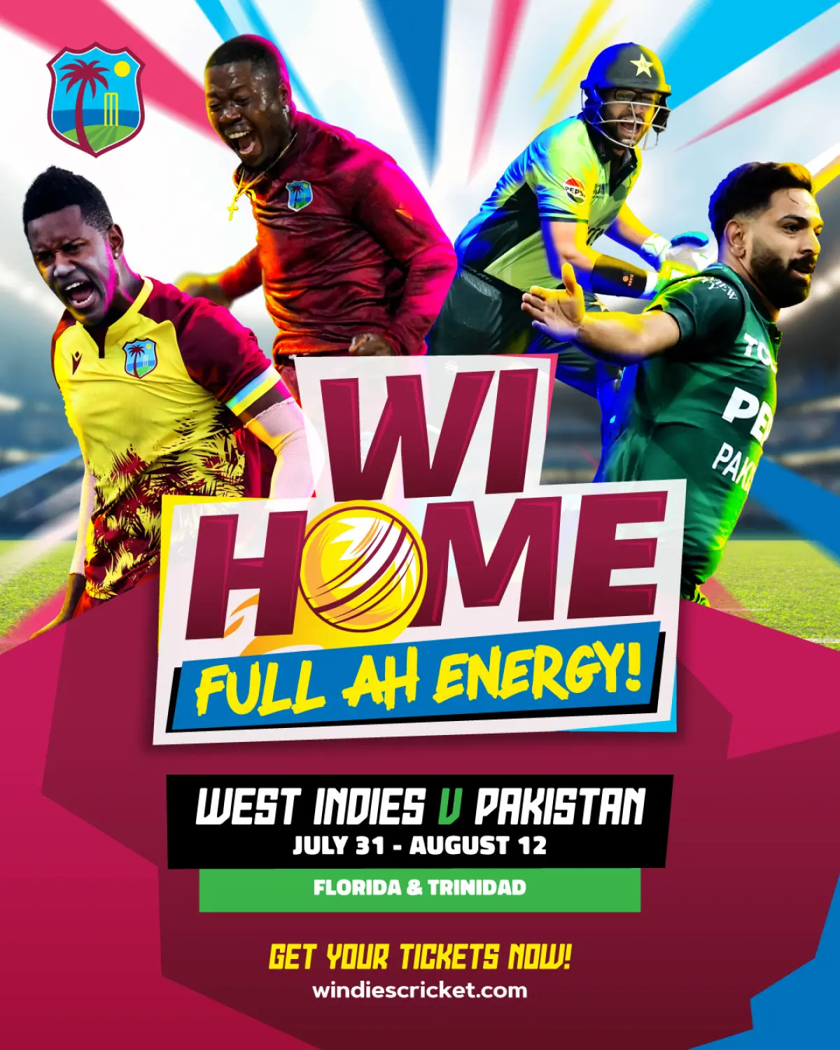 West Indies Cricket Summer Action West Indies Heads To Florida, Trinidad For Electrifying Summer Cricket Action