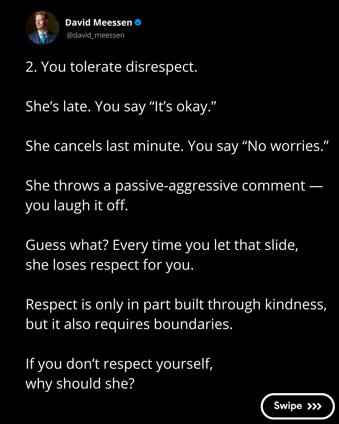 Why Women Don't Respect You