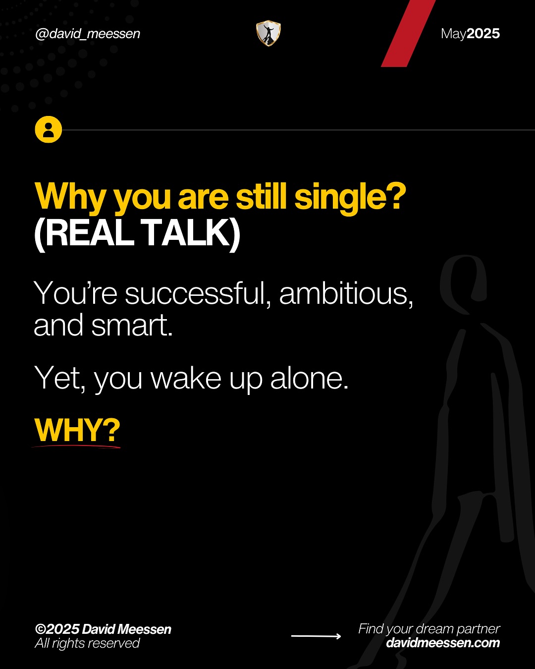 Why You're Still Single: David Meessen's Candid Look