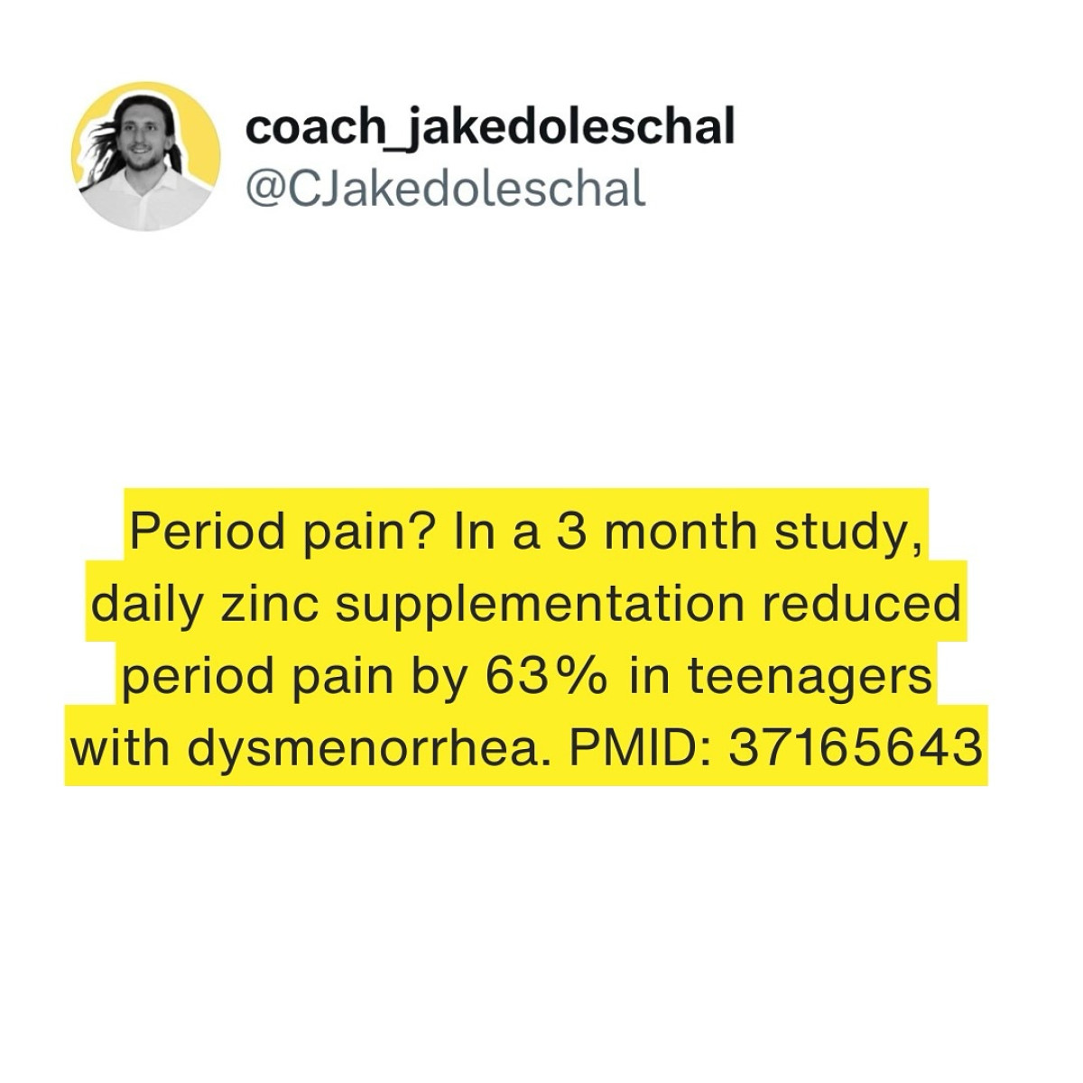 Trial in 103 teens reveals 63% reduced pain, sparking interest in using zinc sulfate daily.