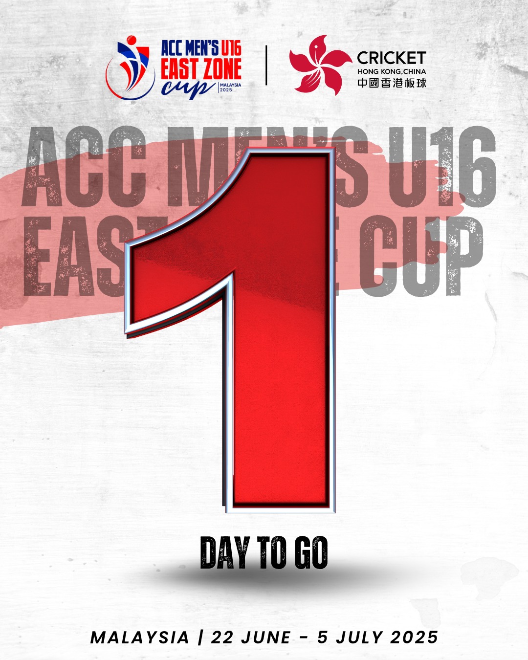ACC Men’s U16 East Zone Cup Countdown