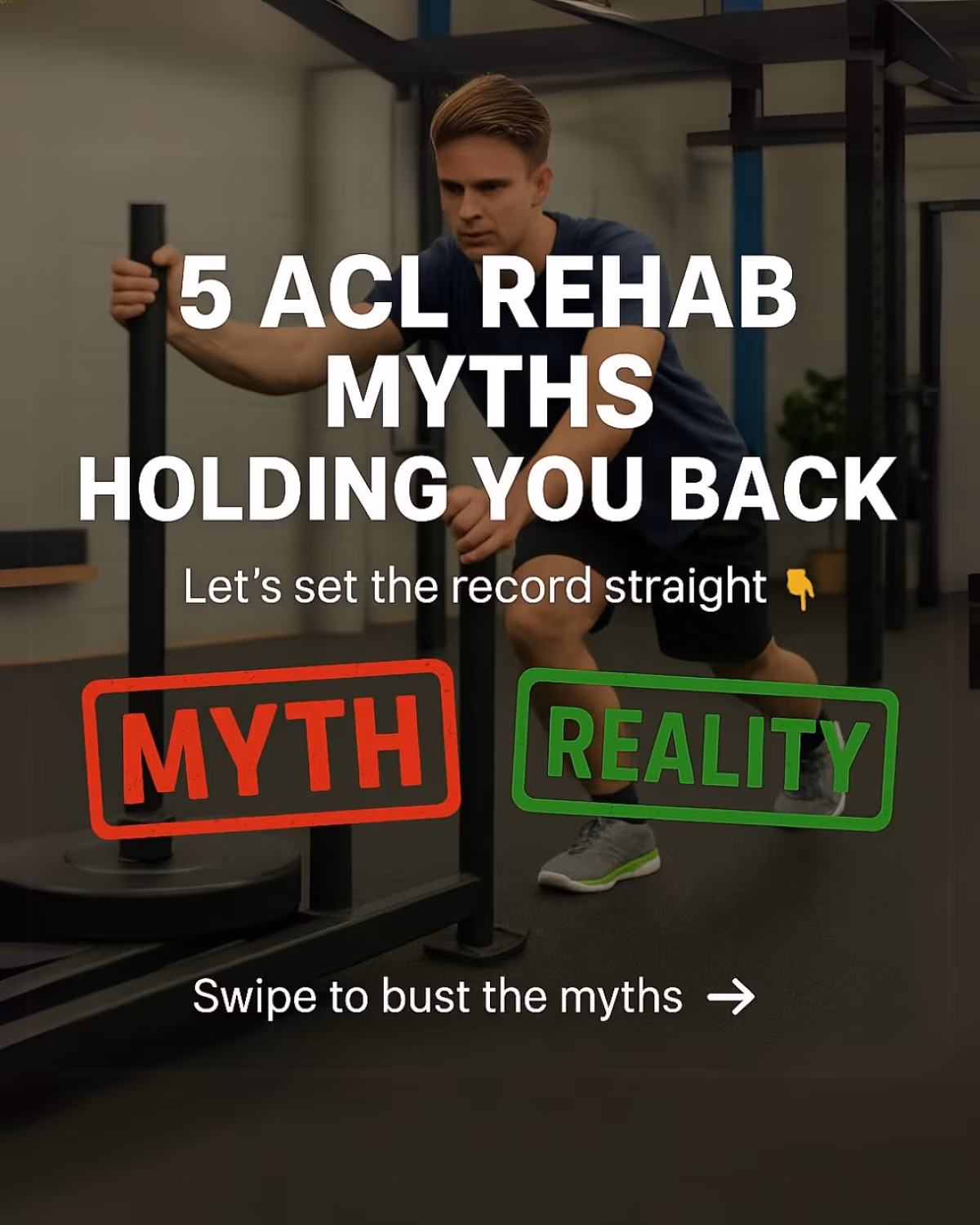 ACL Rehab Myths Debunked Separating fact from fiction in ACL recovery to help dedicated athletes get back stronger.