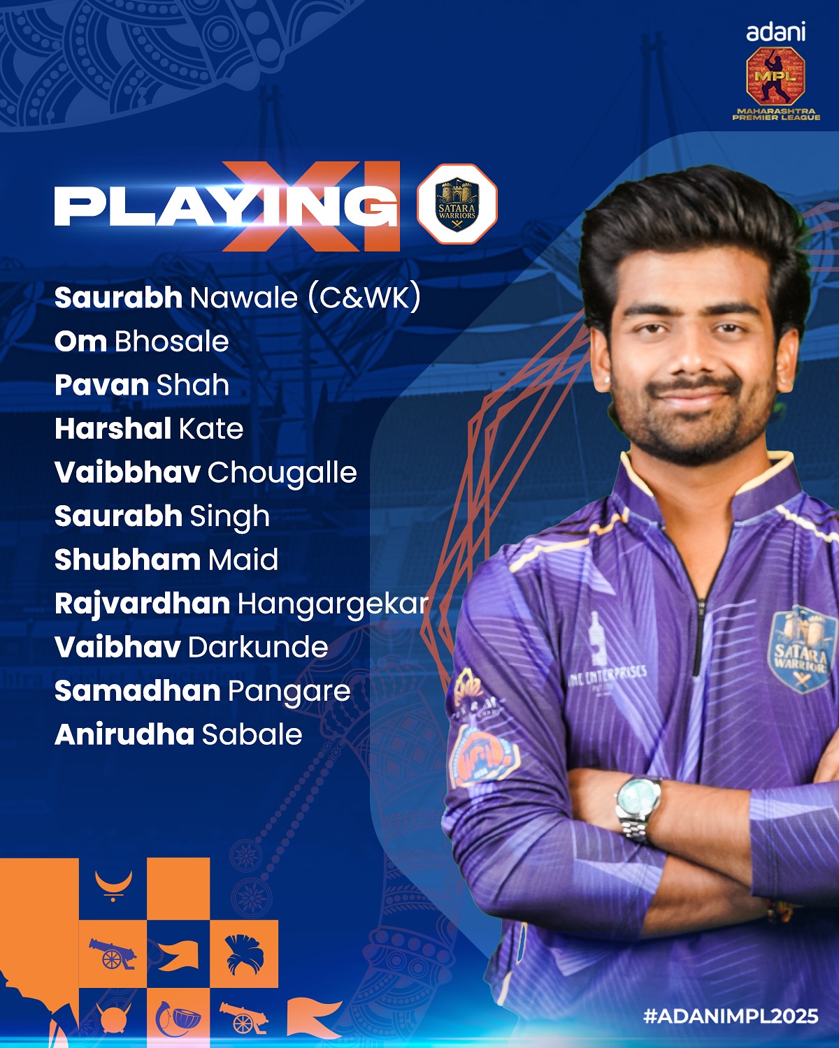 Adani MPL 2025: Lineups Unveiled For Maharashtra Cricket