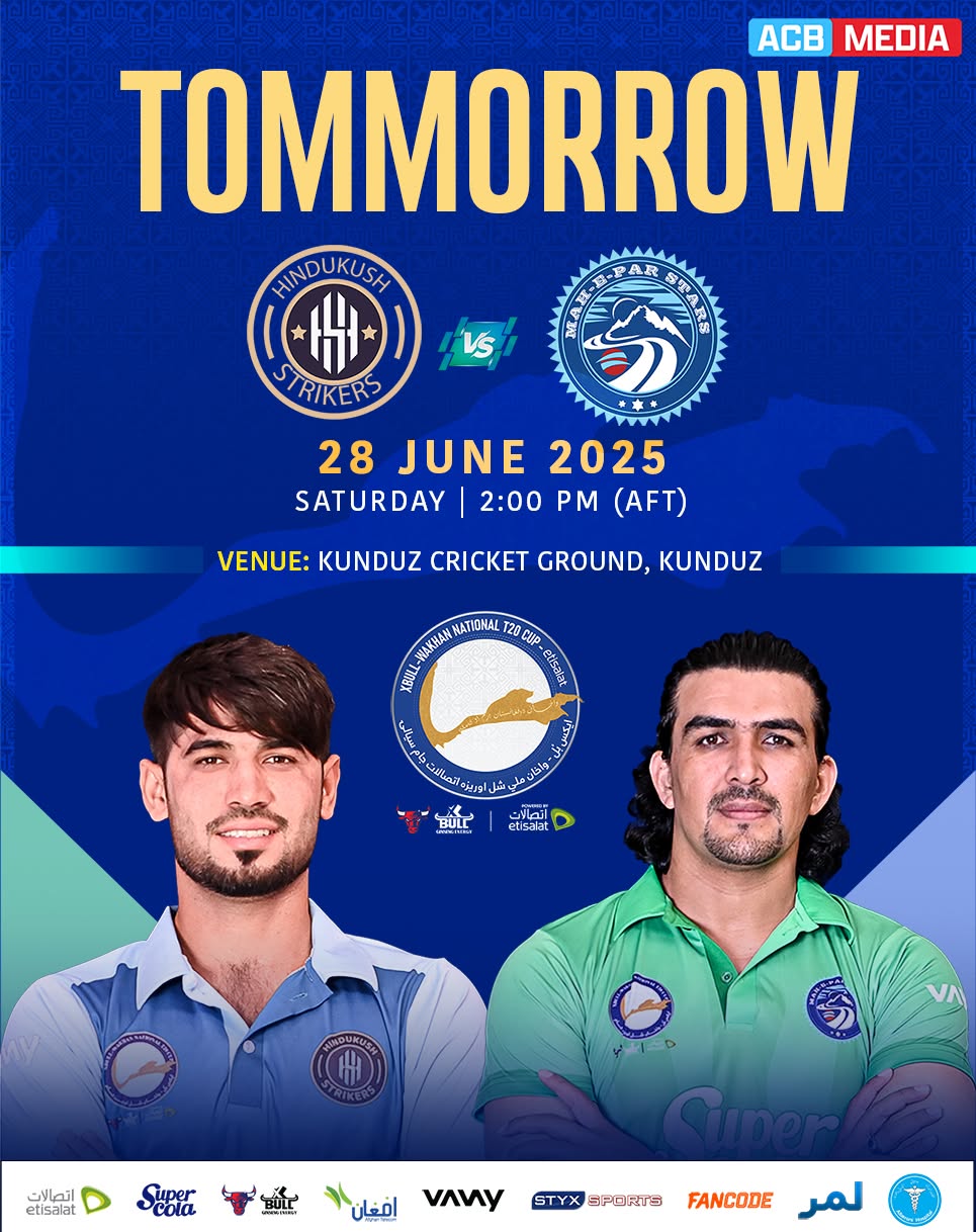 Afghan Youth Cricket Battles Set For Tomorrow