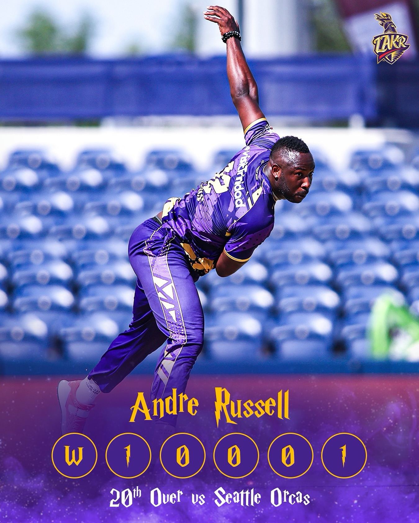 Andre Russell Delivers Death Bowling Brilliance Russell’s lethal death bowling stuns crowds and ignites Major League Cricket energy.!!MLC!