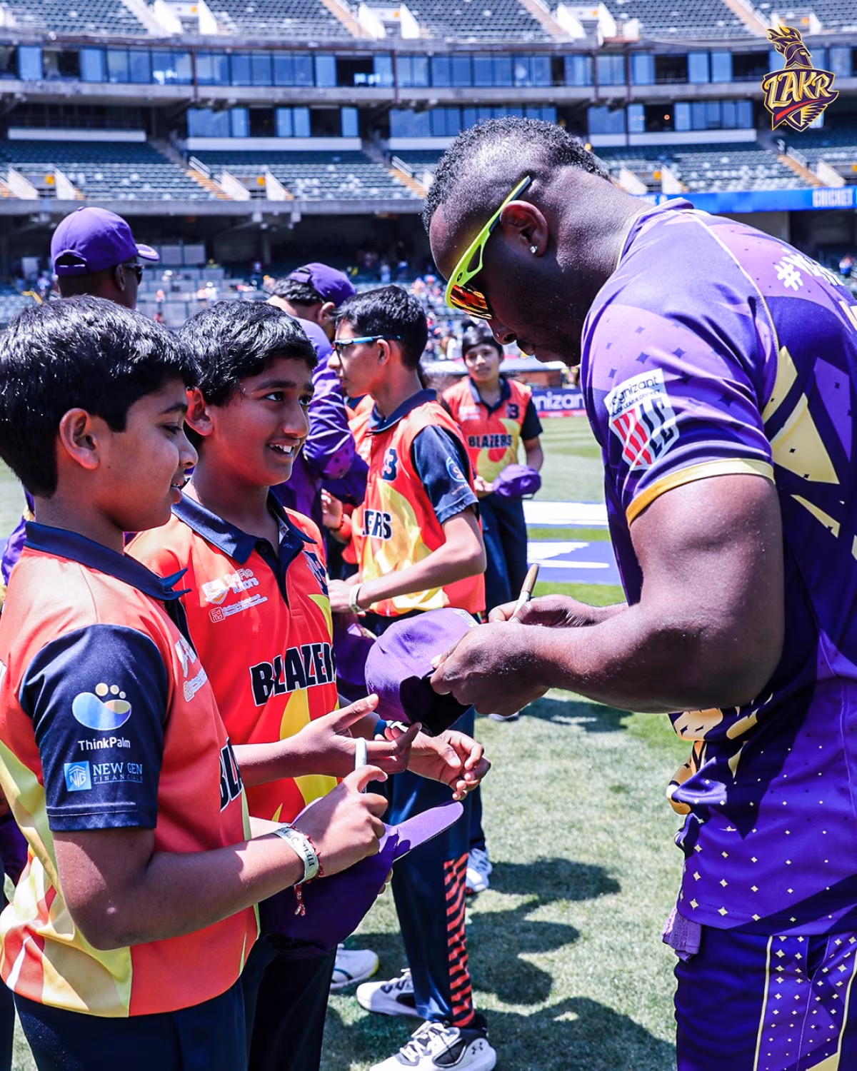 Witness pure fan joy and awe as a starstruck moment with cricket icon Andre unfolds inMLC.