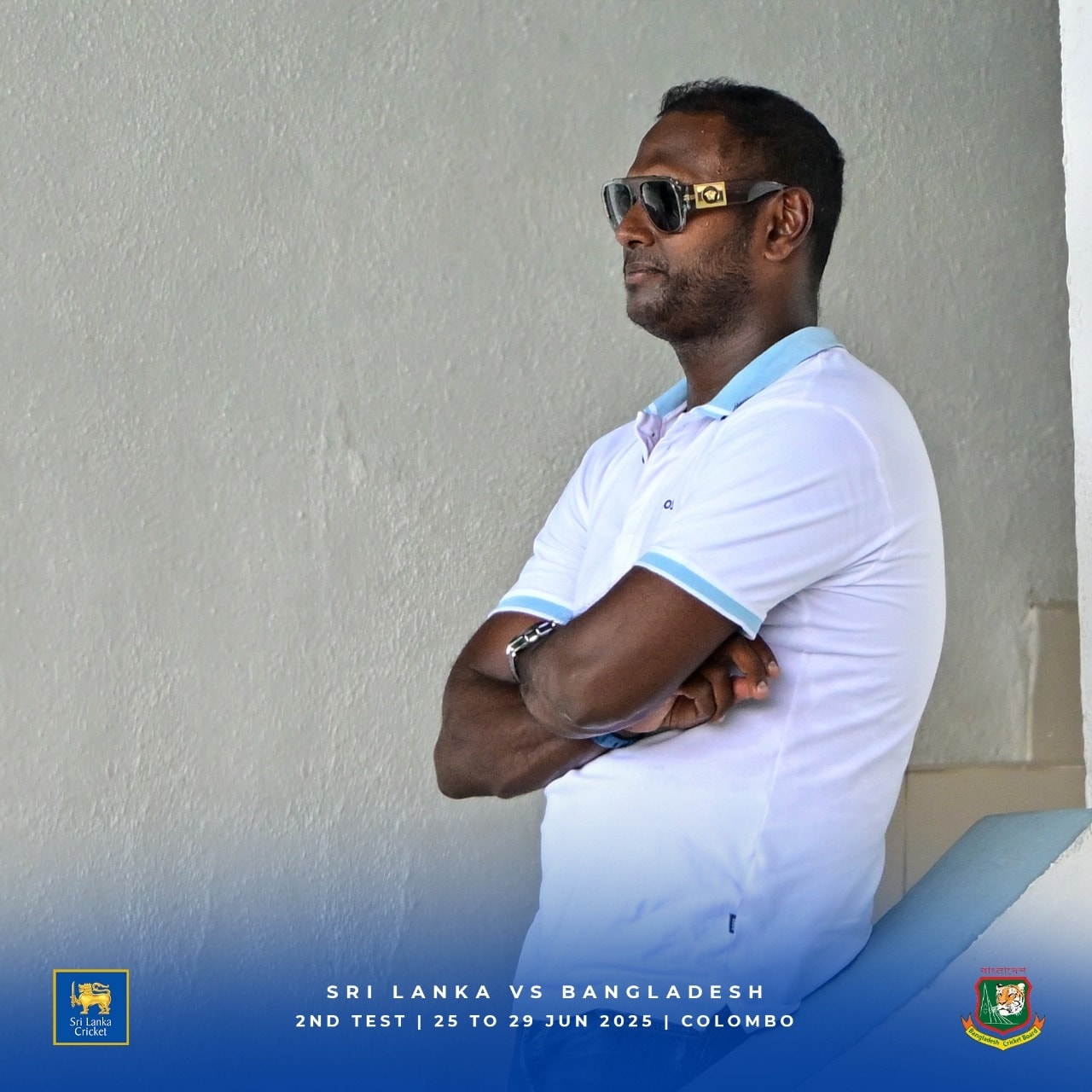 Sri Lankan cricketer watches second Test at SSC, celebrating rich legacy beyond the pitch.