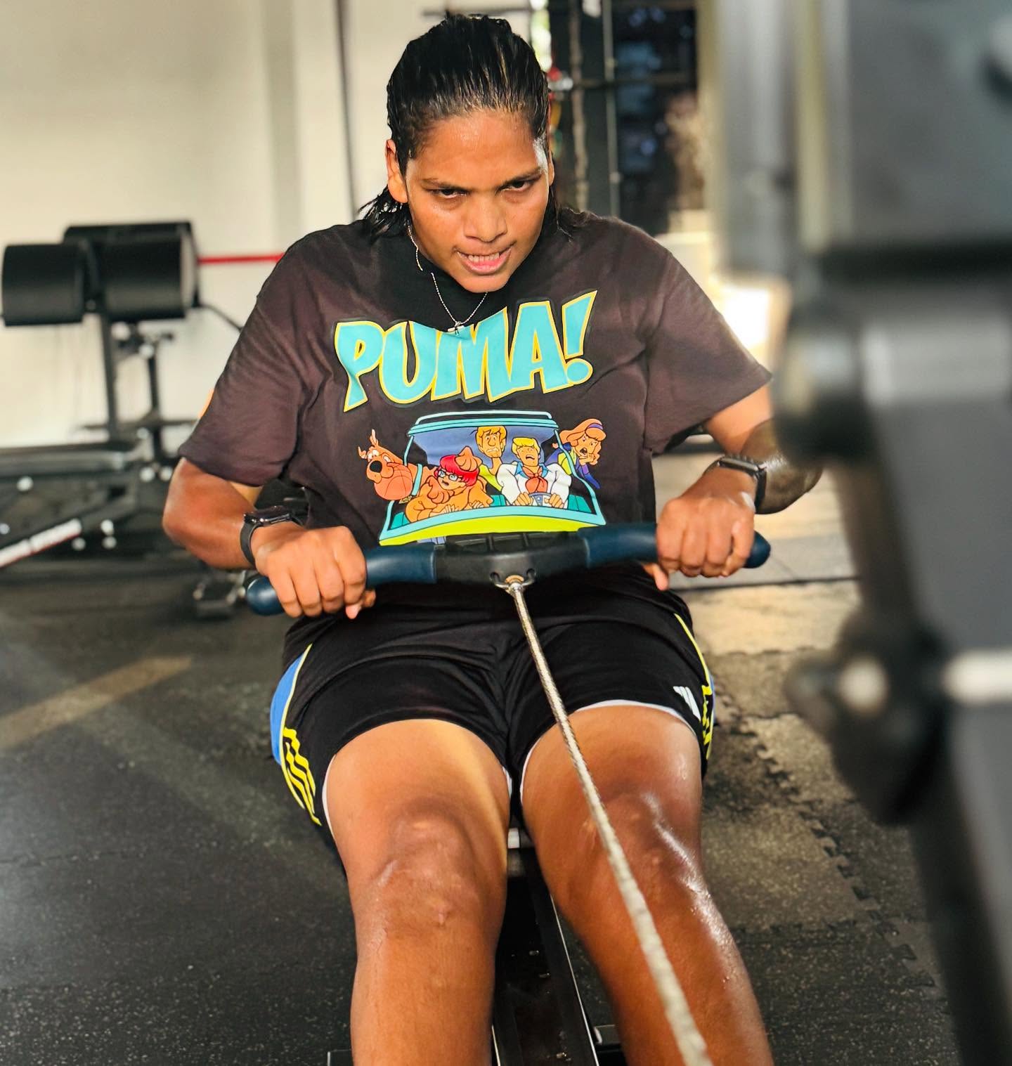 Asha Sobhana Energizes Mornings With Rowing Regimen