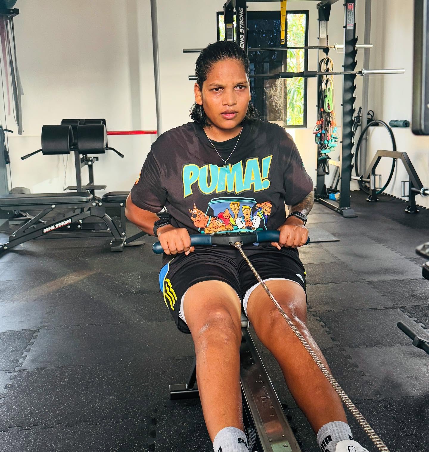 Asha Sobhana Energizes Mornings With Rowing Regimen