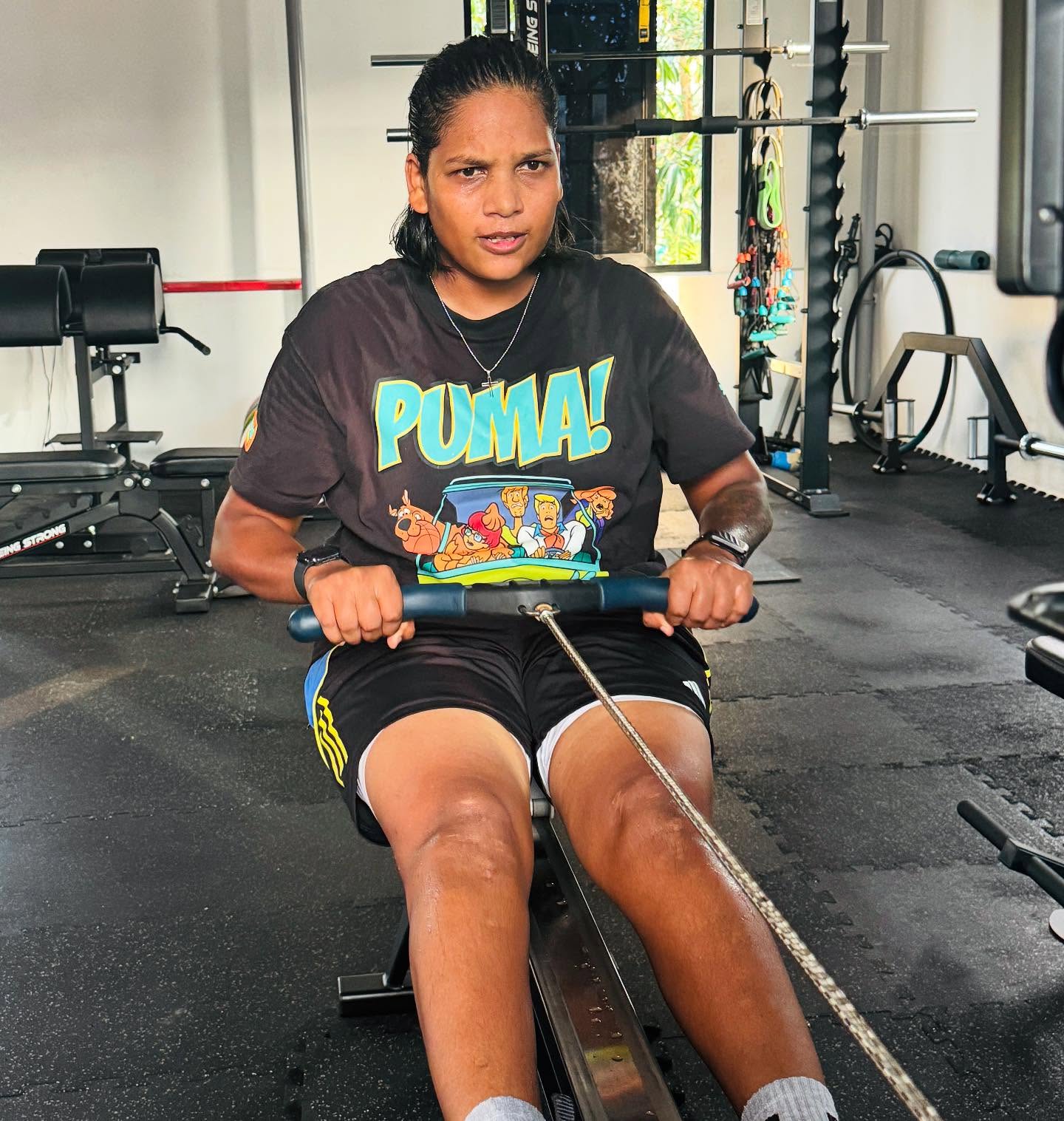 Asha Sobhana Energizes Mornings With Rowing Regimen