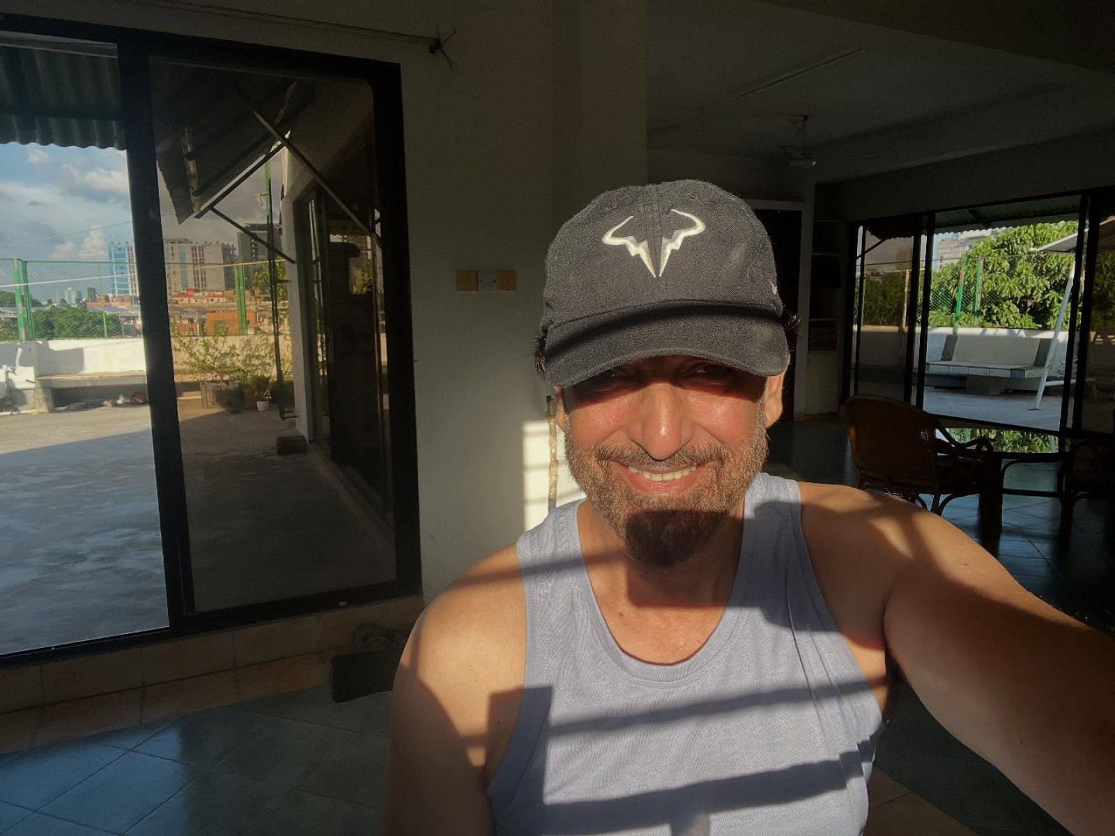 After a disappointing day with the bat, Athar Ali Khan remains pumped up at the gym today!