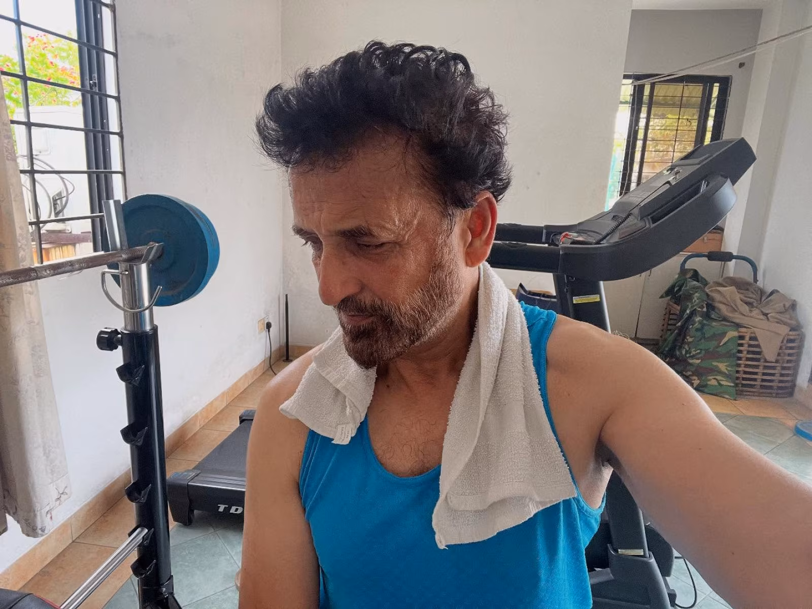 Athar Ali Khan Finishes Intense Gym Session Athar Ali Khan wraps up his workout as he balances fitness and his sports insights for fans.