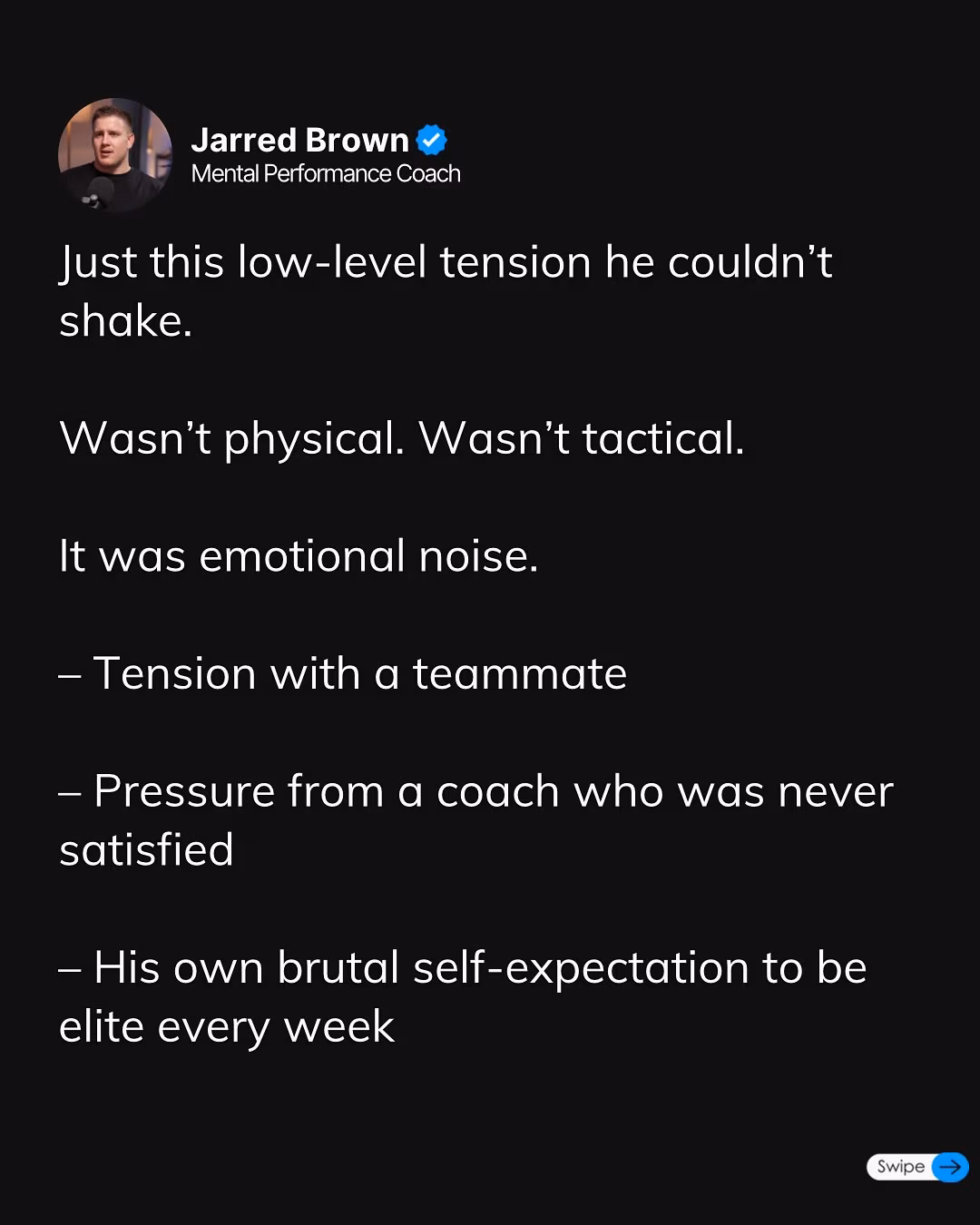 Athlete Overcomes Emotional Weight To Regain Their Edge