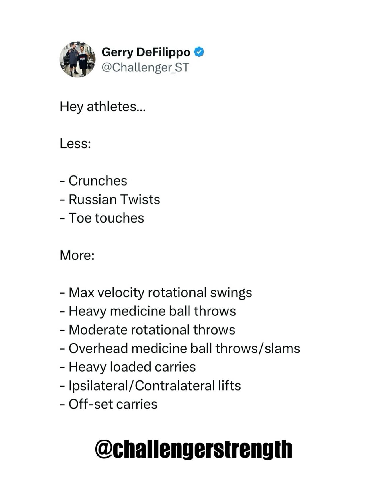 Athlete Training Priorities: Beyond Crunches Dynamic athlete training advice to swap conventional crunches for explosive core stability.