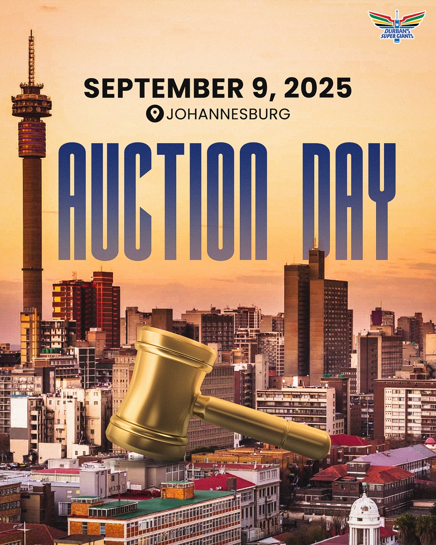 Auction Action Unfolds For Durban’s Super Giants On Sept 9, dynamic Super Giants spark auction fervor, exciting fans and collectors alike!!