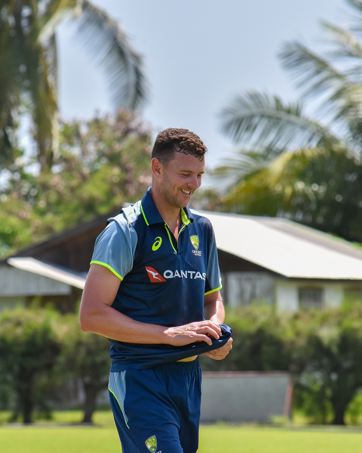 Aussie Men's Cricket Arrives In Barbados