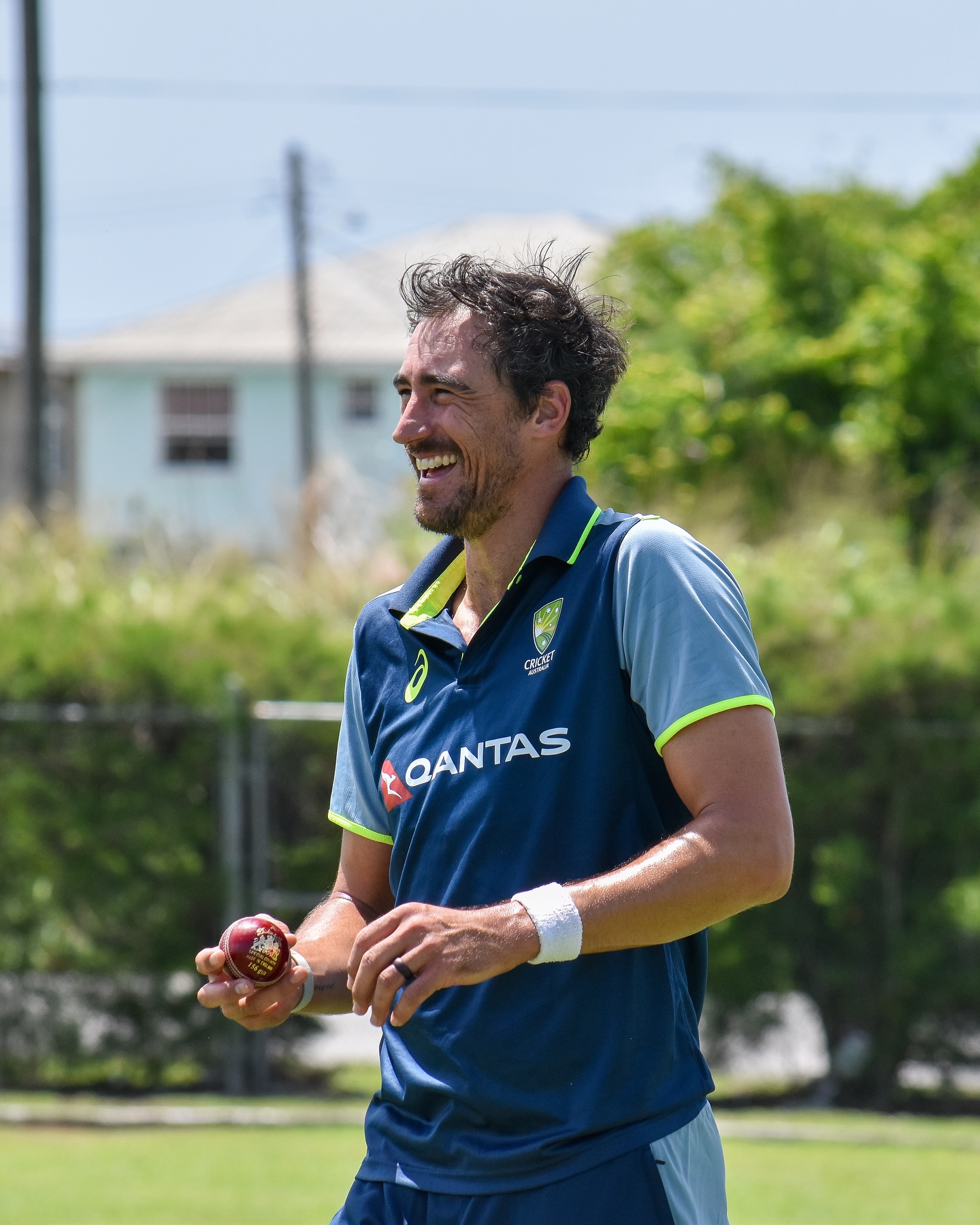 Aussie Men's Cricket Arrives In Barbados