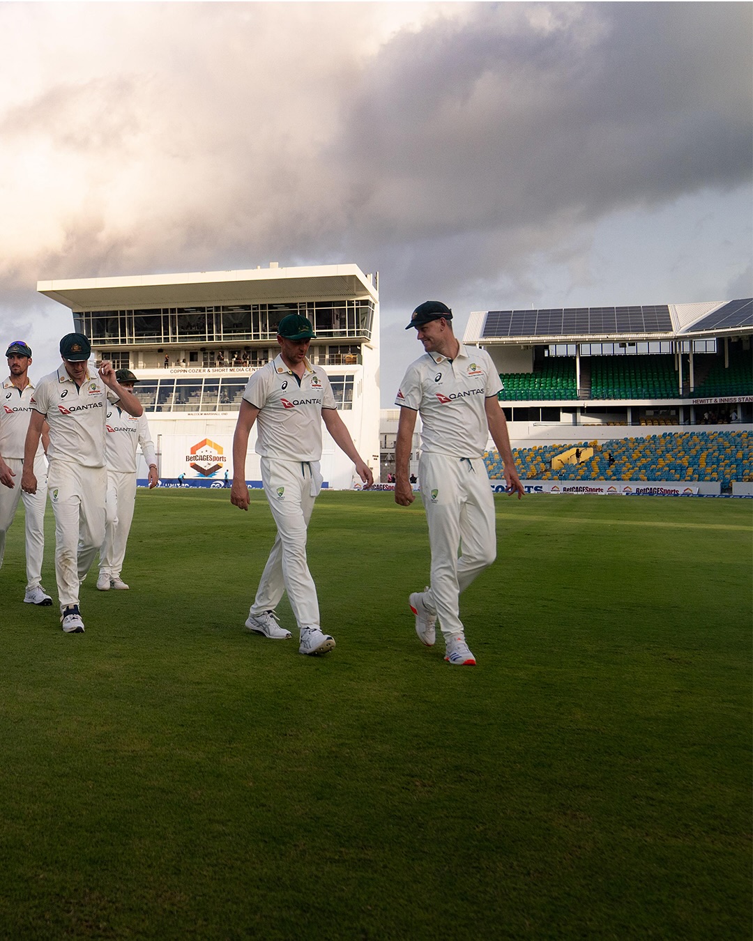 Aussie Men’s Cricket Team Captures Barbados Day One Frames