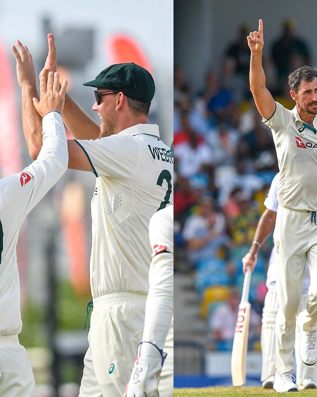 Aussie Men’s Cricket Team Captures Barbados Day One Frames