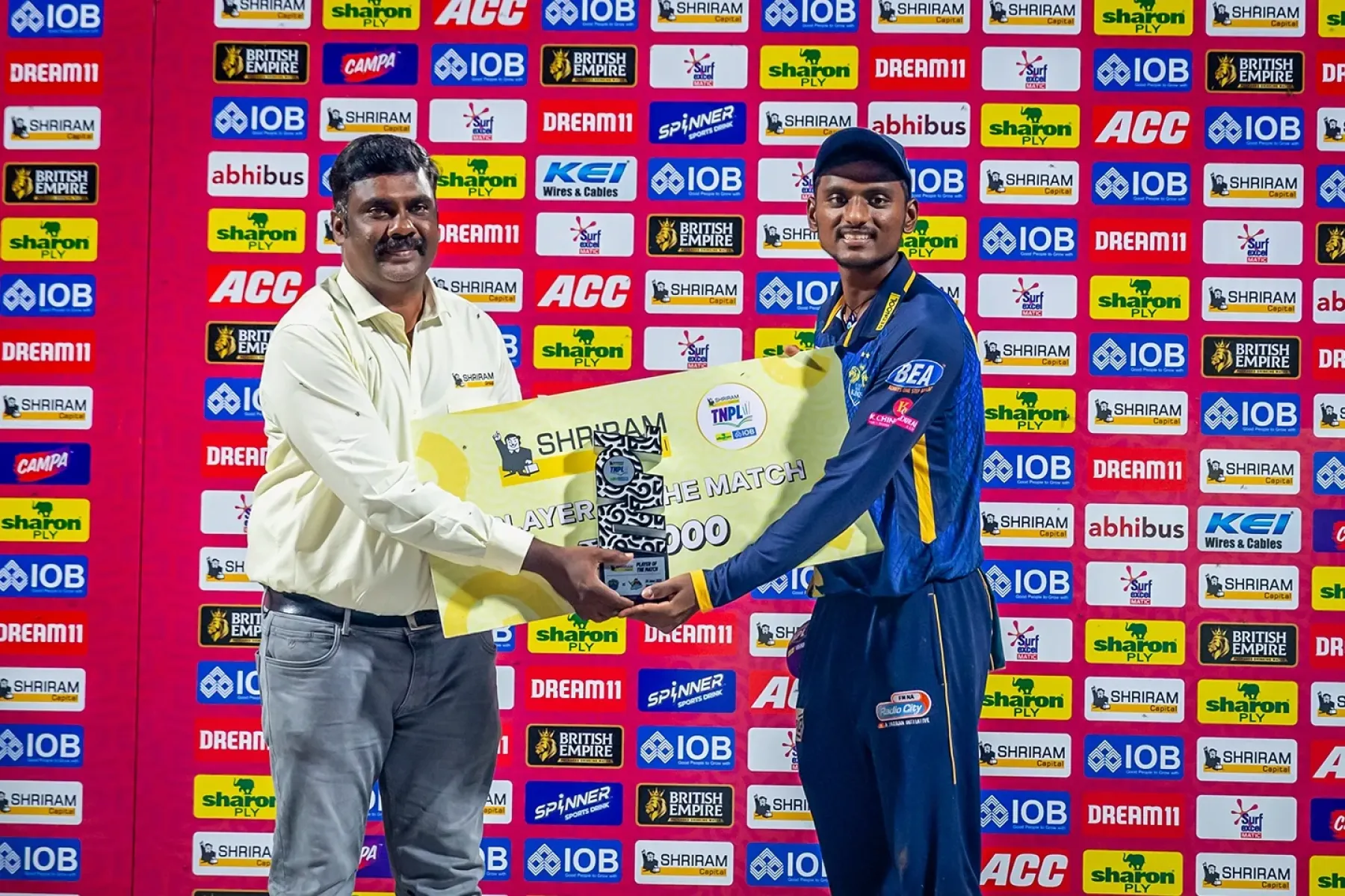 Celebrating excellence at the TNPL showdown with award winners setting the field alight!!