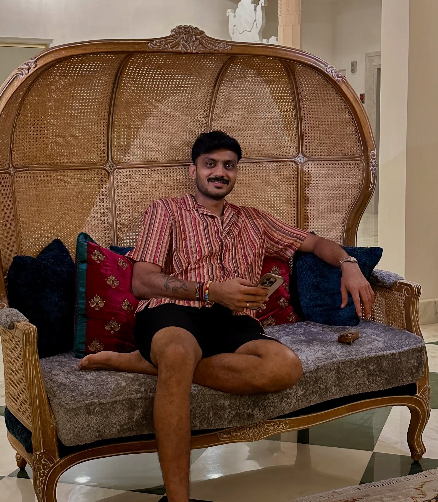 Axar Patel Inspires With A Smile Bold IG note from the cricket star: Shun woes, embrace true delight and keep moving. 4real