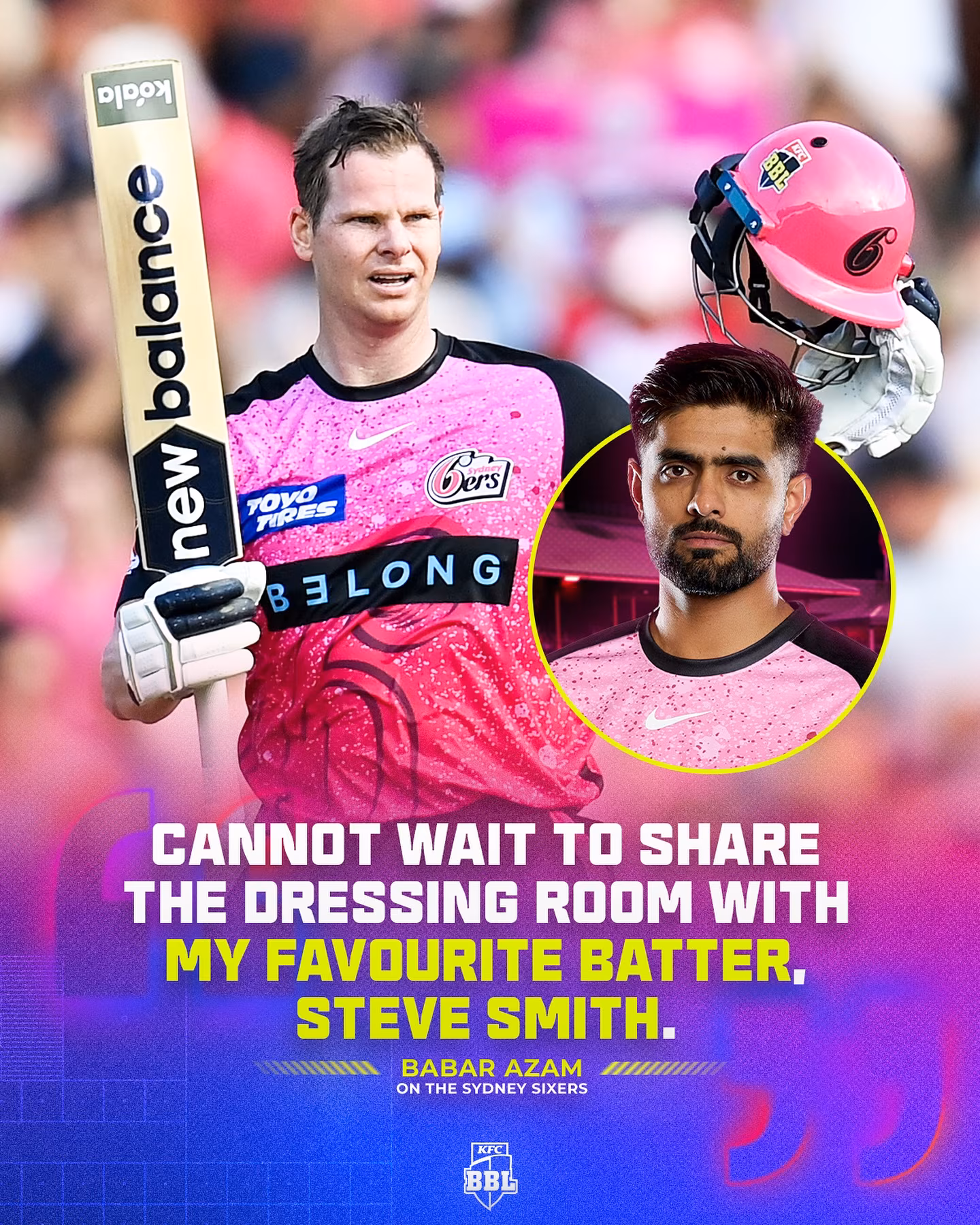 Babar Azam And Steve Smith: A BBL15 Batting Dream Cricket stars unite in BBL15 as Babar and Smith set stage for unmatched on-field synergy!