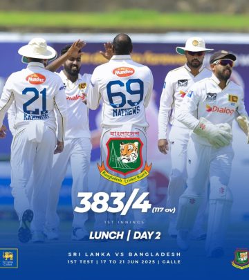 Day 2 in Galle: Bangladesh at 383/4 sets stage for dramatic, must-see Test battle - live!!