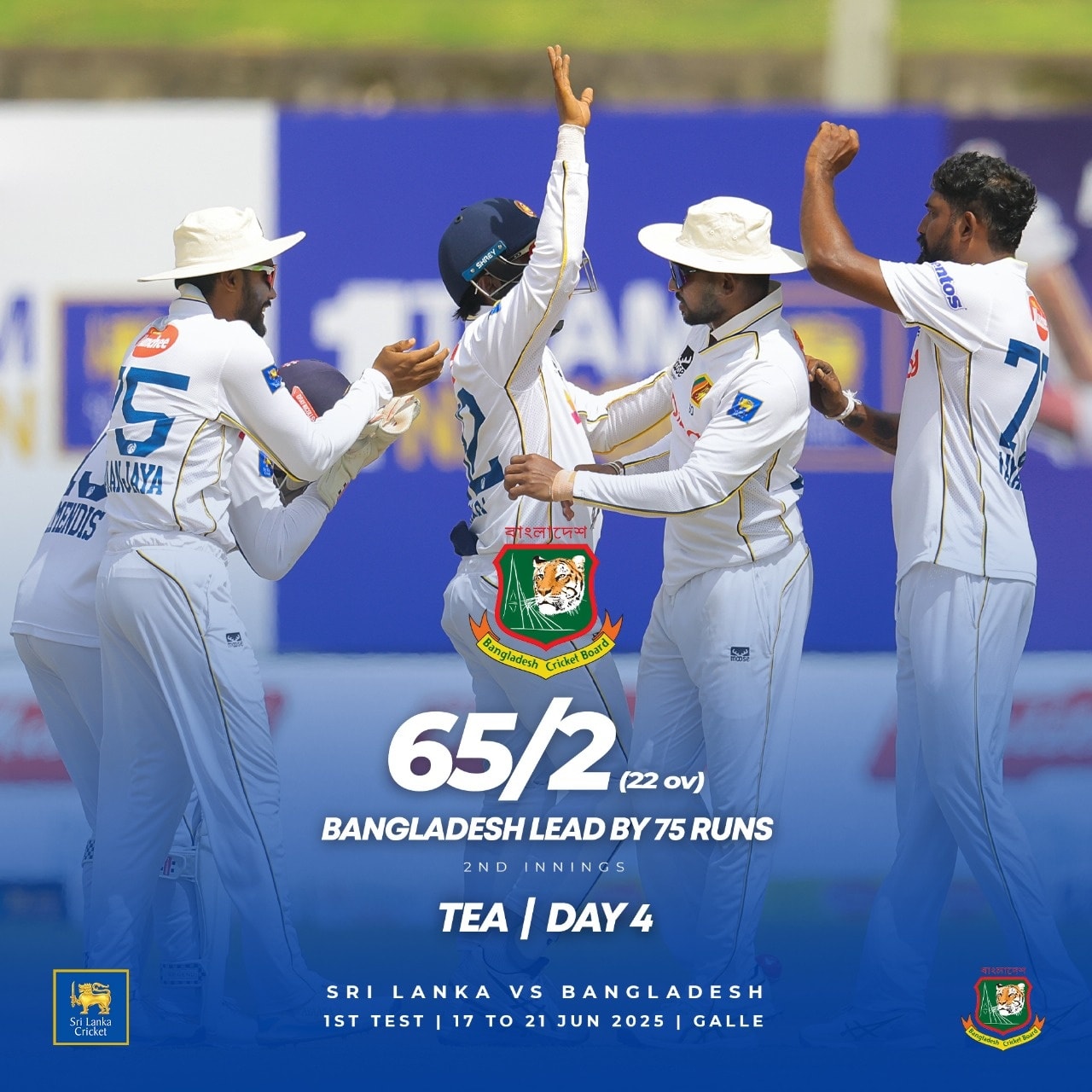 Bangladesh's second innings push intensifies match tension, setting stage for Day 4 clash.!!!
