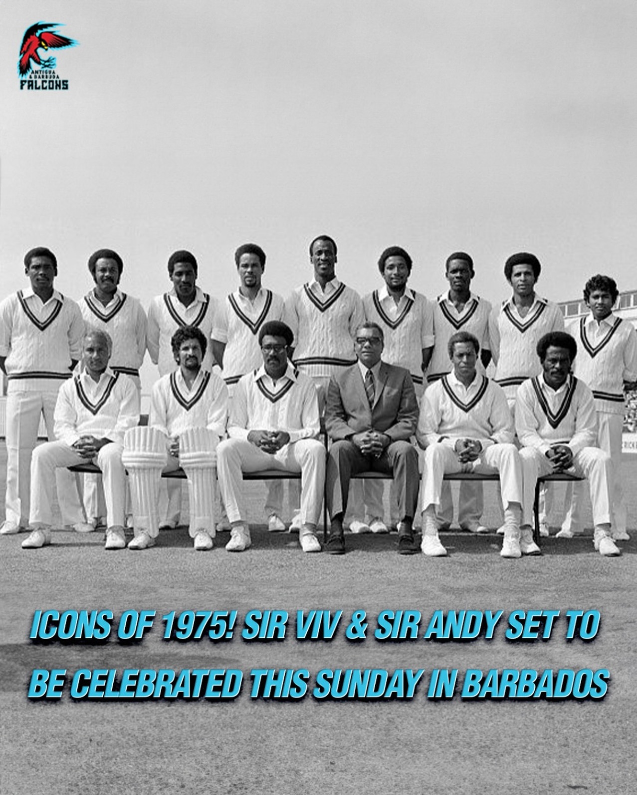Barbados Gala Honors Cricket Icons 50 Years Since 1975 World Cup Win: Celebrating with Vivian Richards and Andy Roberts-2023!