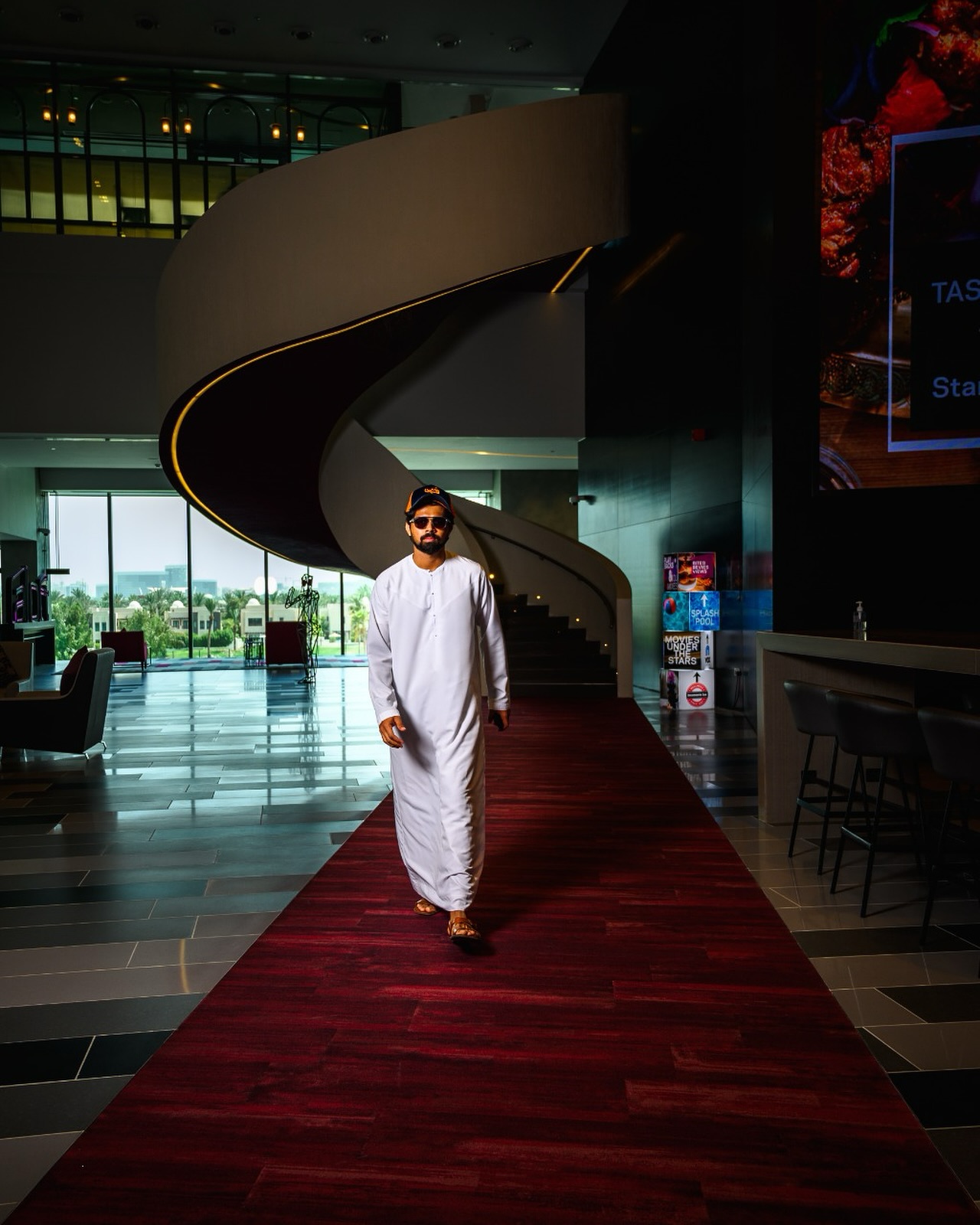 Basil Hameed Embraces Emirati Heritage UAE cricket star Basil Hameed showcases rich cultural roots and tradition with great pride