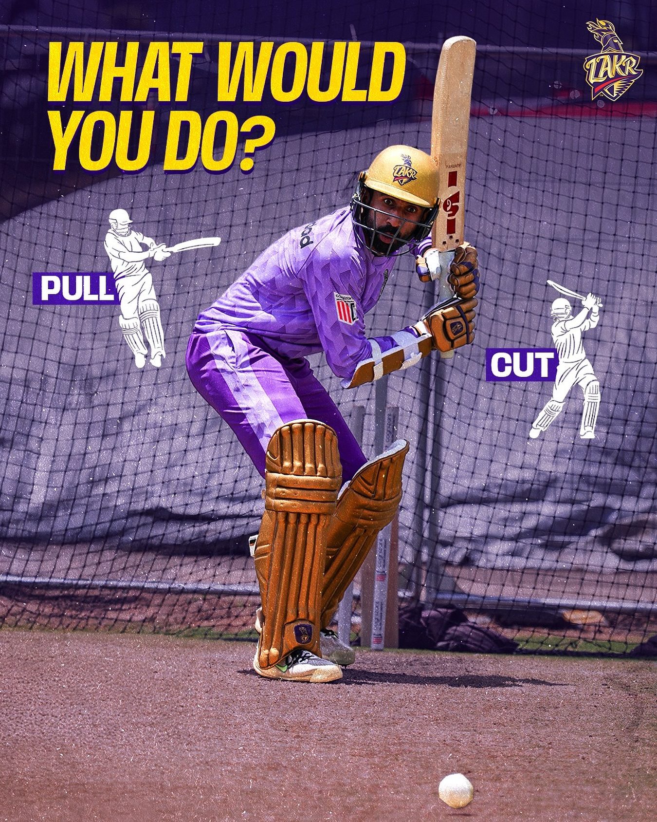 Adithya Ganesh teases batter's dilemma on-field as LA Knight Riders strategize for victory.