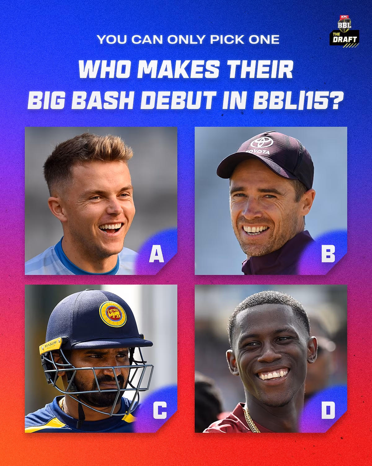 BBL15 Draft: Who Will Make a Big Bash Debut? Spot new draft gems set to debut in BBL15 – emerging talent ready to wow every fan for it.