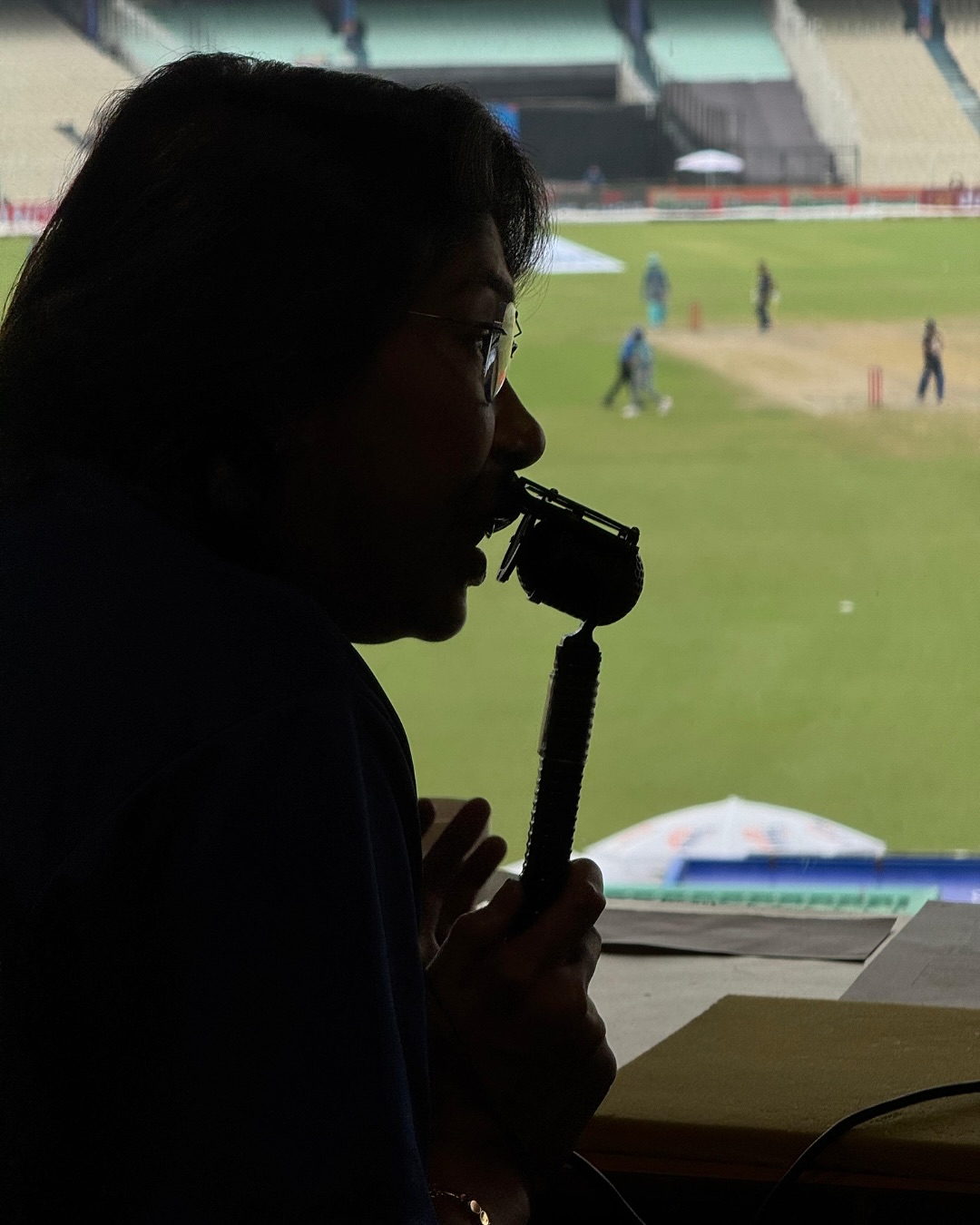 Behind the Shadows: Bengal Pro T20 League Commentary Box