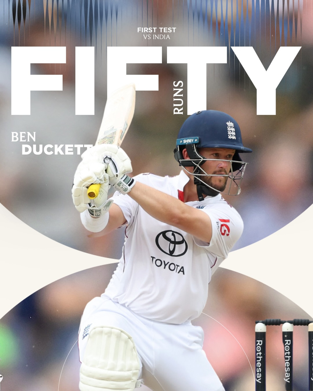 Ben Duckett’s Swift Fifty Before Tea England's batsman dazzles with a swift fifty ahead of tea, winning widespread fan praise!!!
