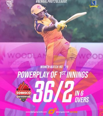Bengal Pro T20 Powerplay Sets Early Tone