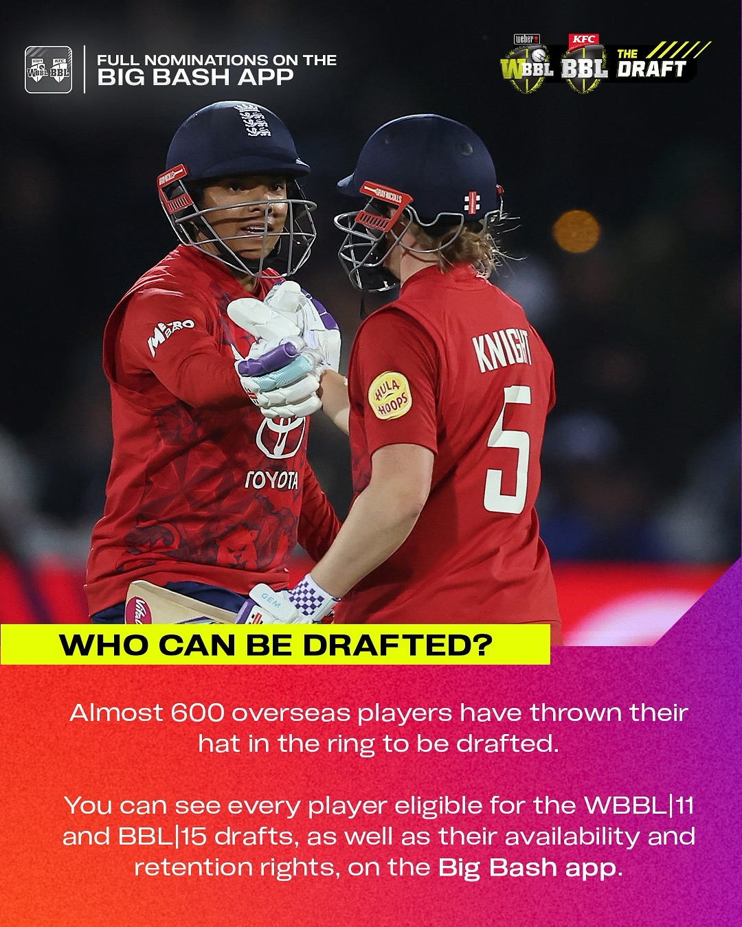 Big Bash Draft Day Kicks Off New Season