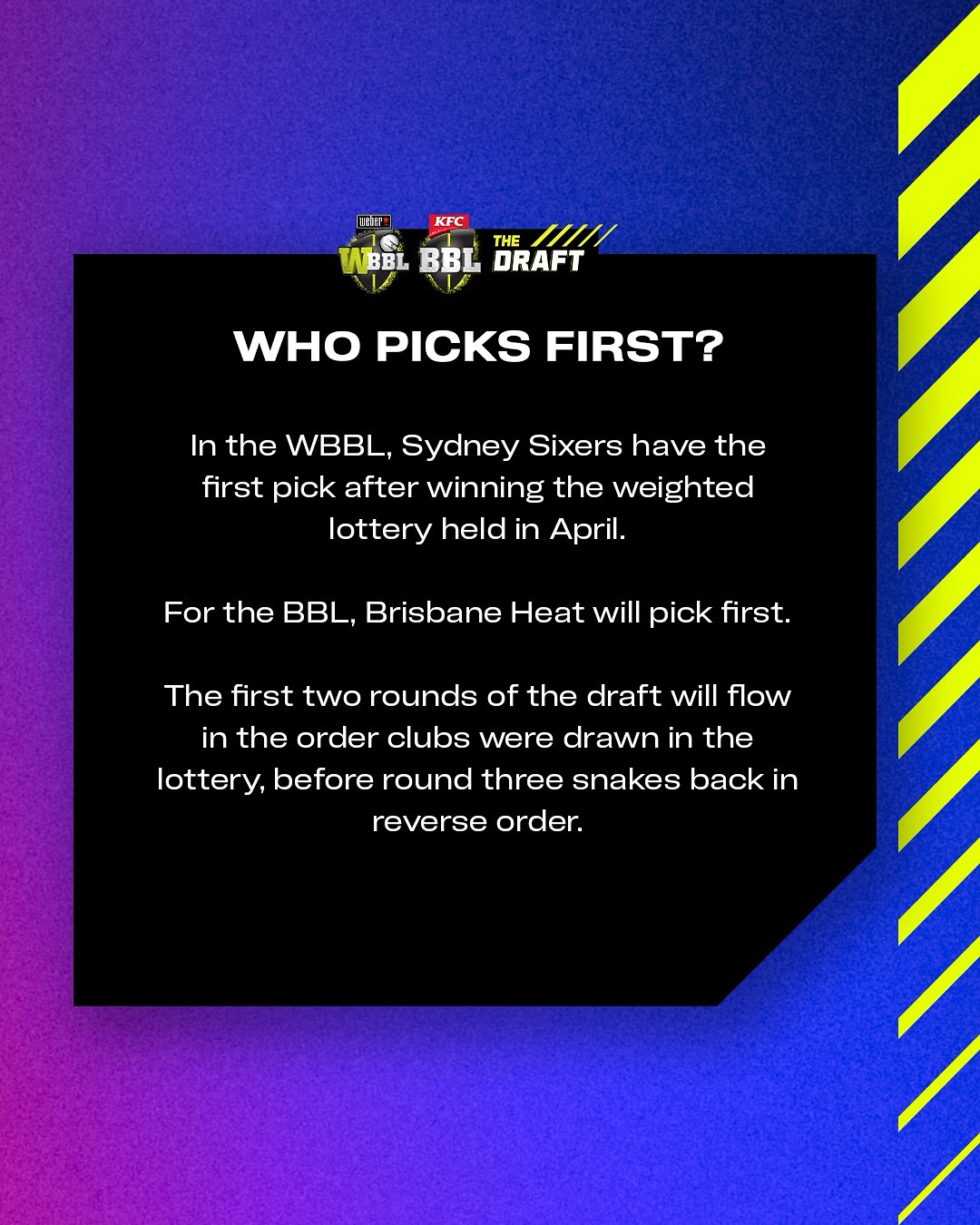 Big Bash Draft Day Kicks Off New Season