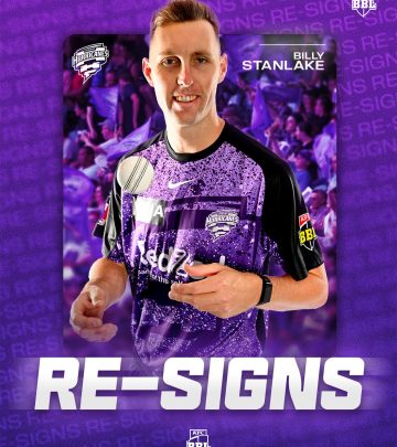 Billy Re-Signs With Hurricanes For BBL15