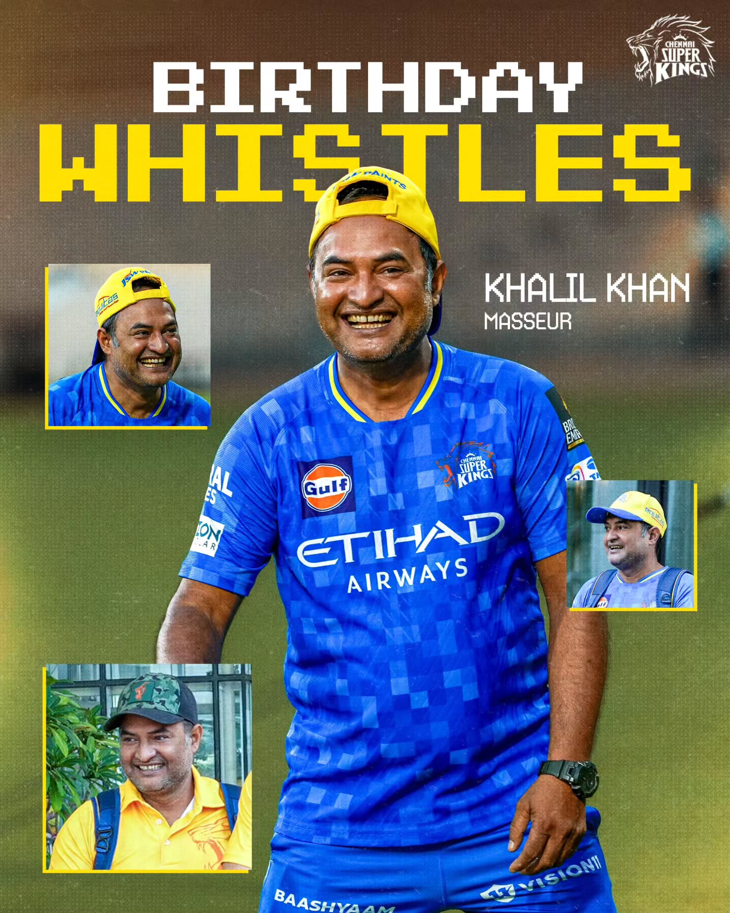 Birthday Salute To Khalil, CSK’s Fitness Maestro