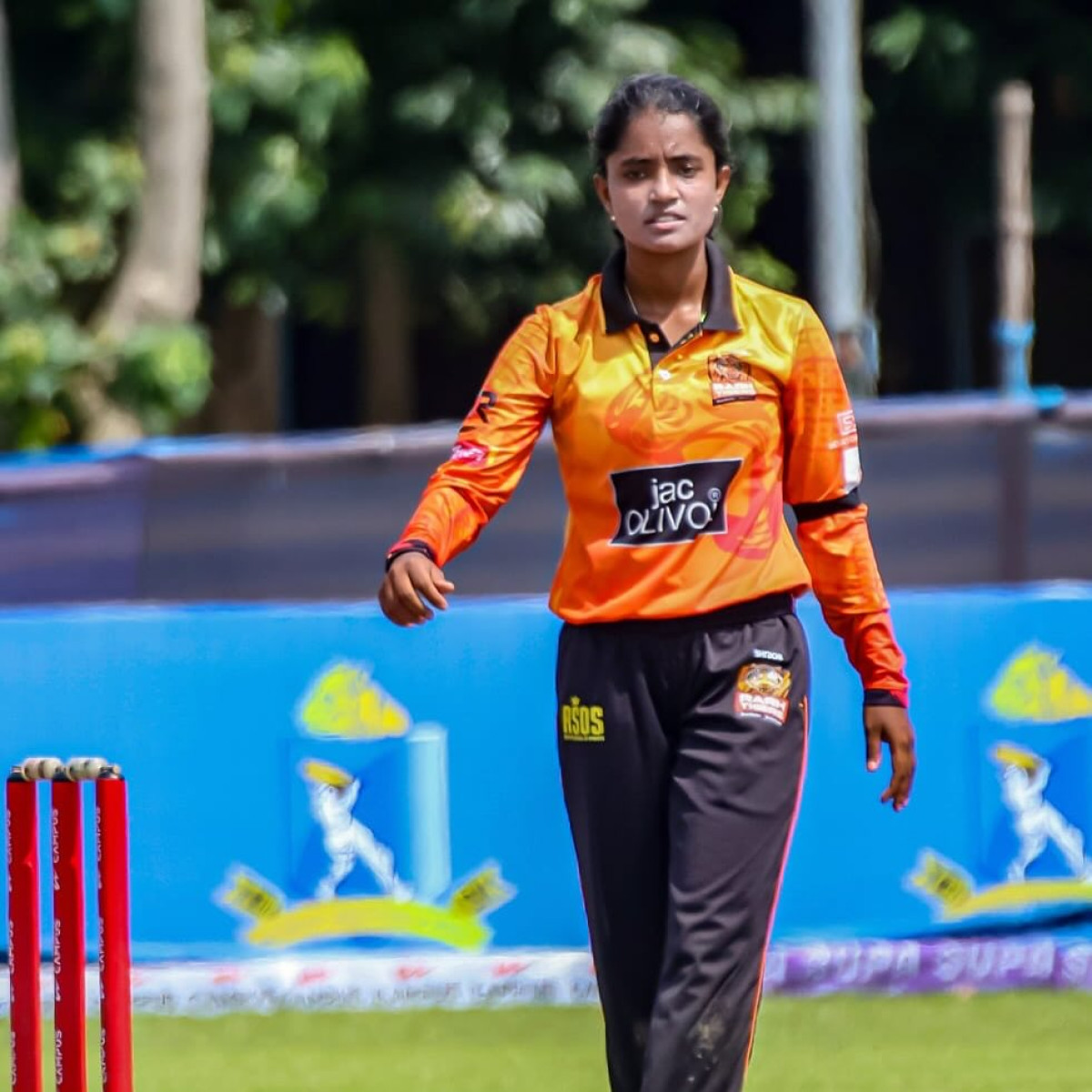 Bristi Shines as Rarh Tigers Dominate Women’s League In a stellar display, Bristi’s unbeaten 55 and Bidisha’s tight bowling secure victory!!!!