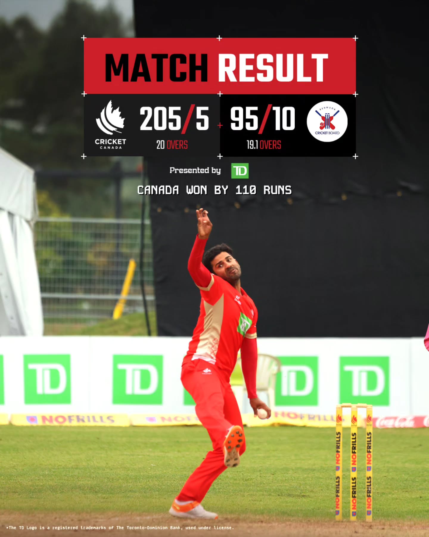 Canada Cruises To A 110-Run Win Batting brilliance meets bowling precision powering Canada to 110 run win in T20 qualifier!