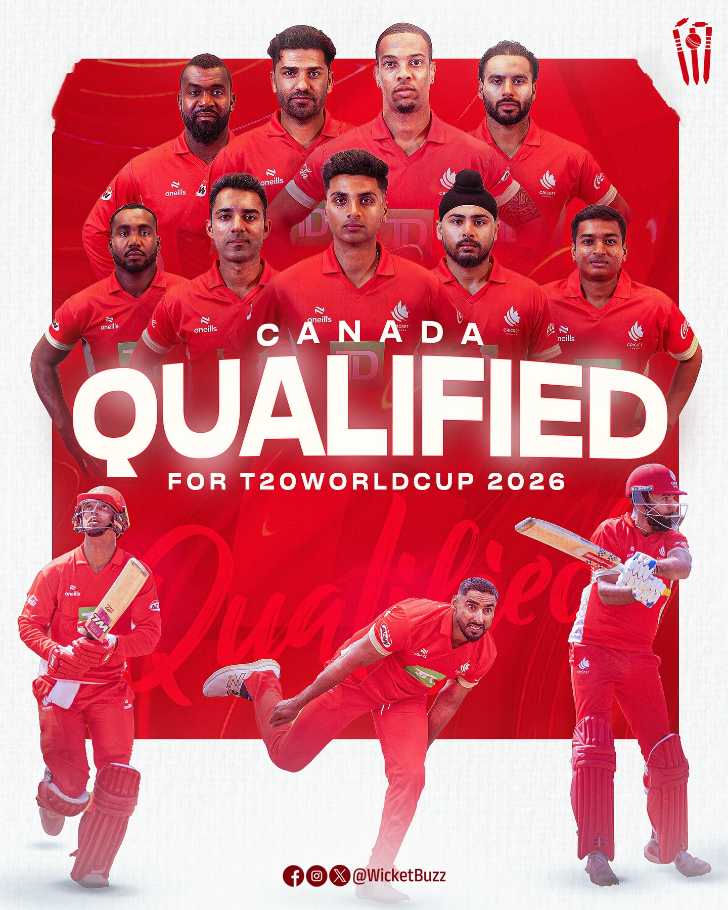Canada Secures Spot In ICC T20 World Cup 2026 A historic era as Canada’s cricket team clinches a T20 World Cup 2026 slot on global field.