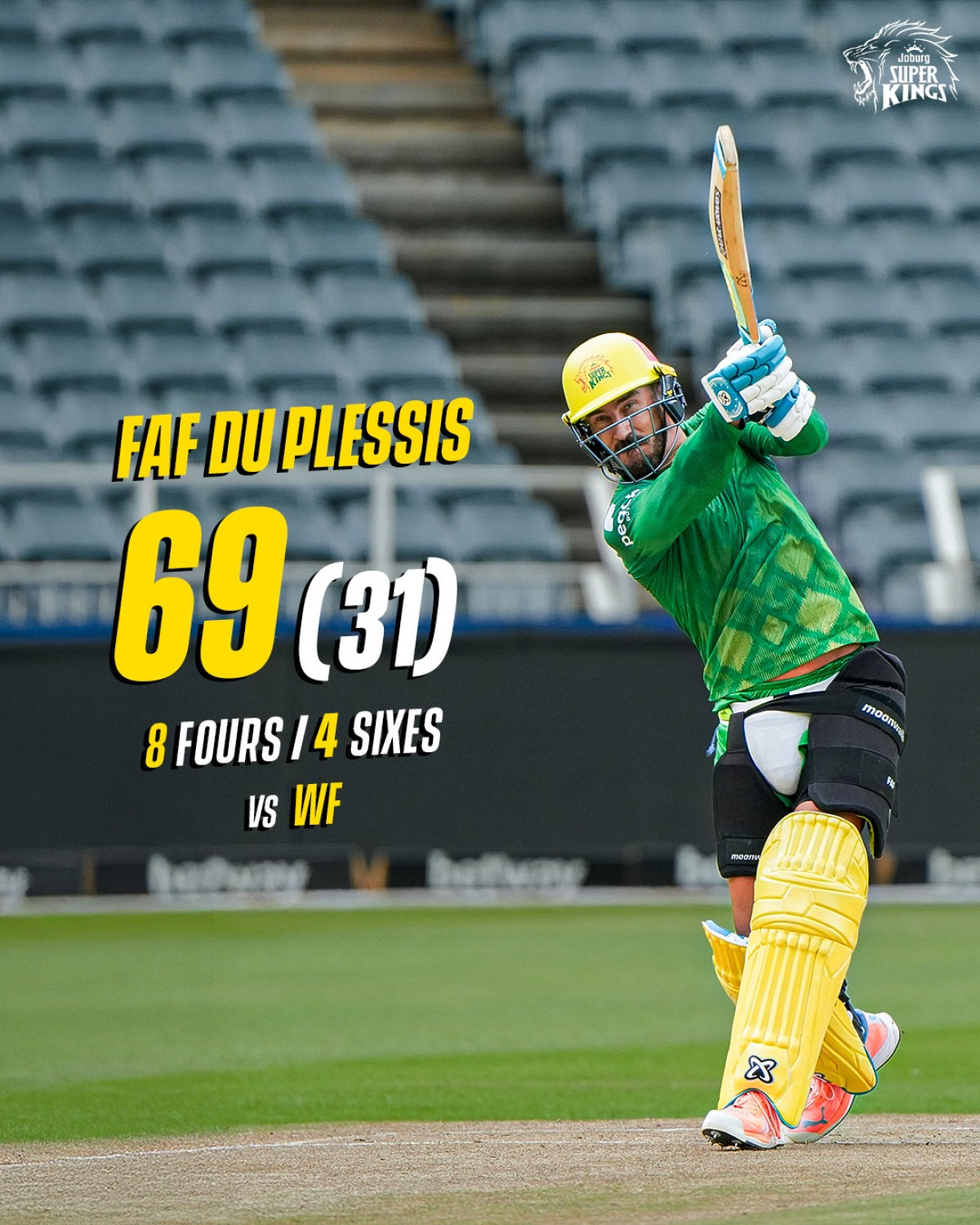 Captain Consistent Shines at MLC 2025 Joburg Super Kings' leading captain dazzles in MLC 2025 with brilliance and royal poise!!